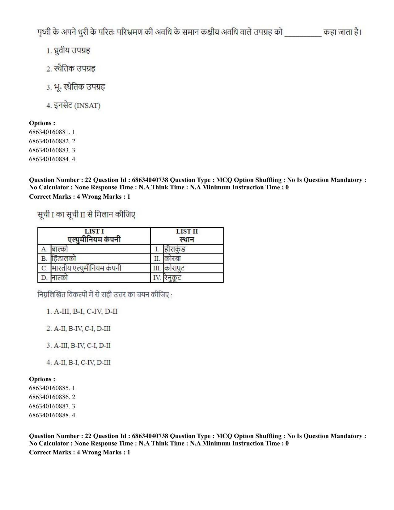 CUET PG 2023: COQP04 – B.Ed. Humanities and Social Sciences (Hin) - Shift 3 (30-06-2023) Question Paper - Page 23