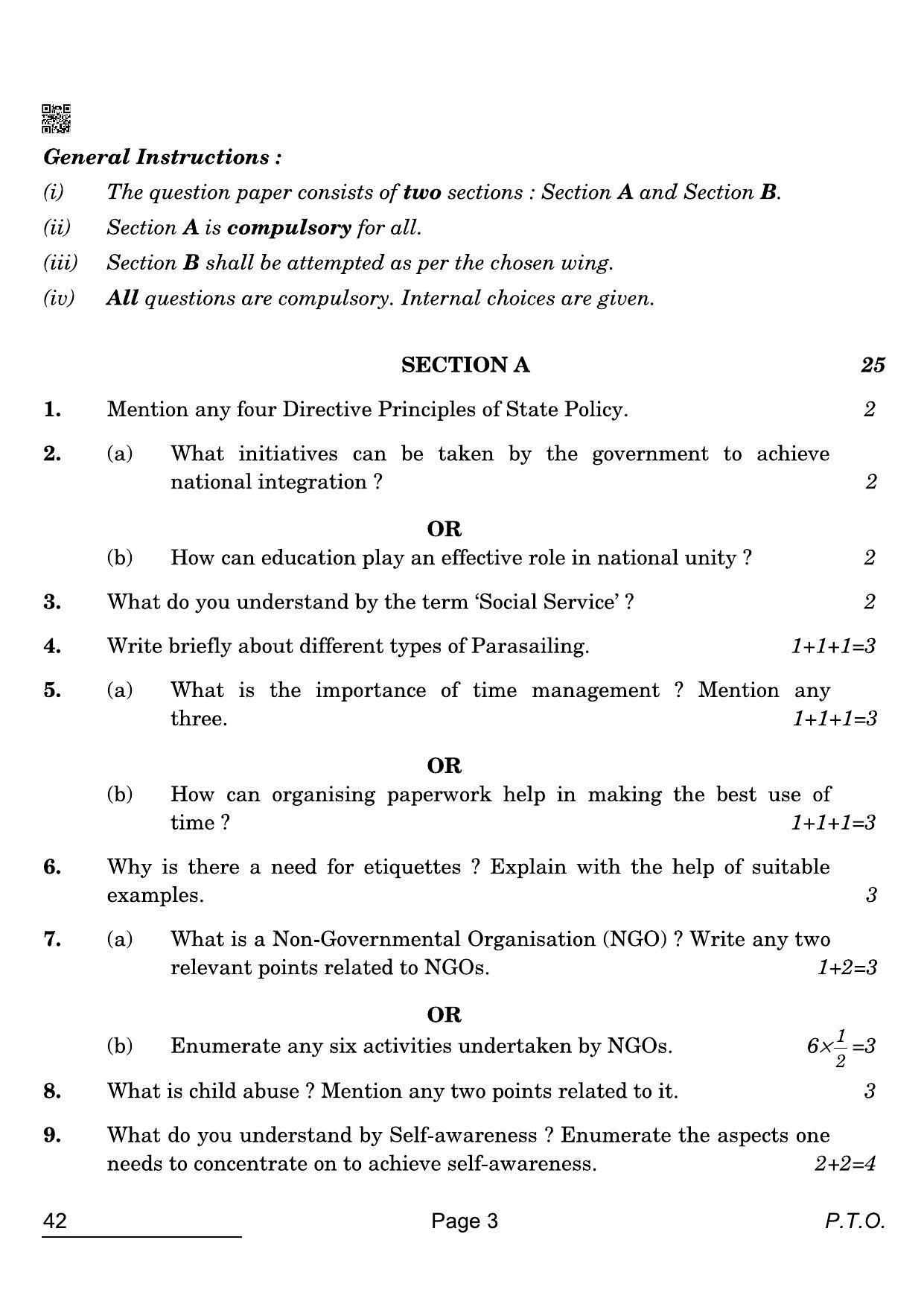 CBSE Class 12 42 NCC 2022 Compartment Question Paper - Page 3