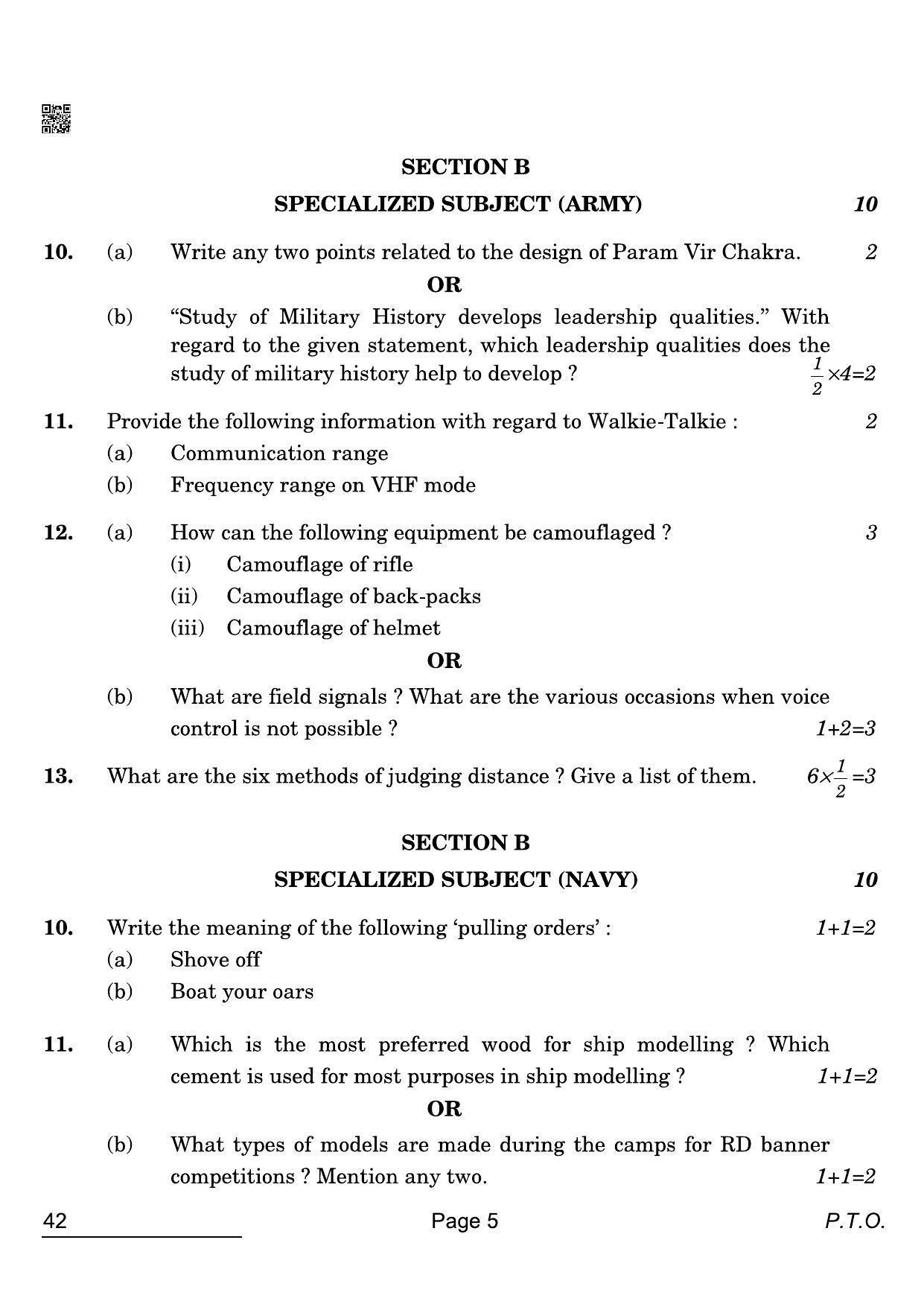 CBSE Class 12 42 NCC 2022 Compartment Question Paper - Page 5