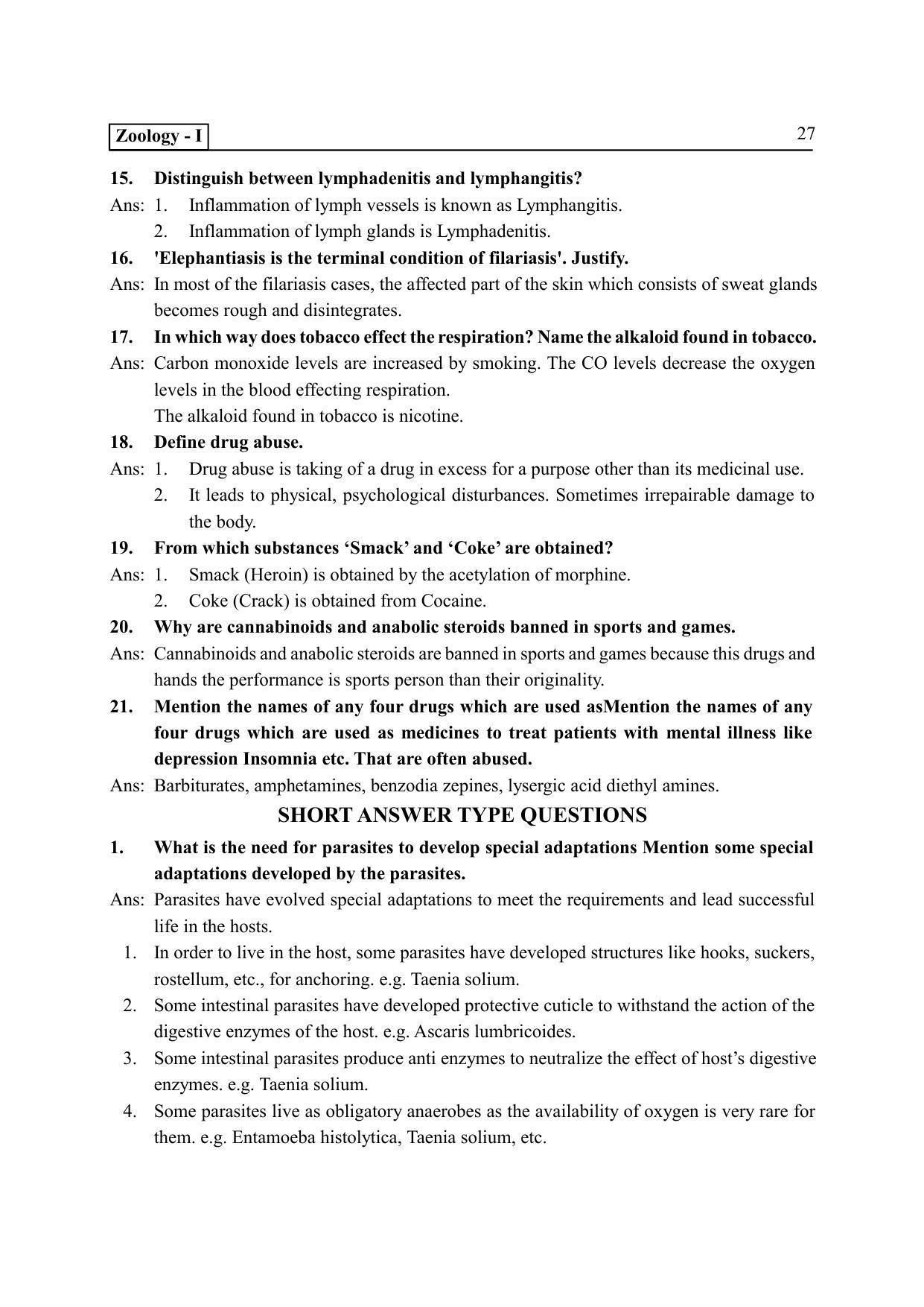 TS SCERT Inter 2nd Year Zoology I Path 1 (Telugu Medium) Text Book - Page 32