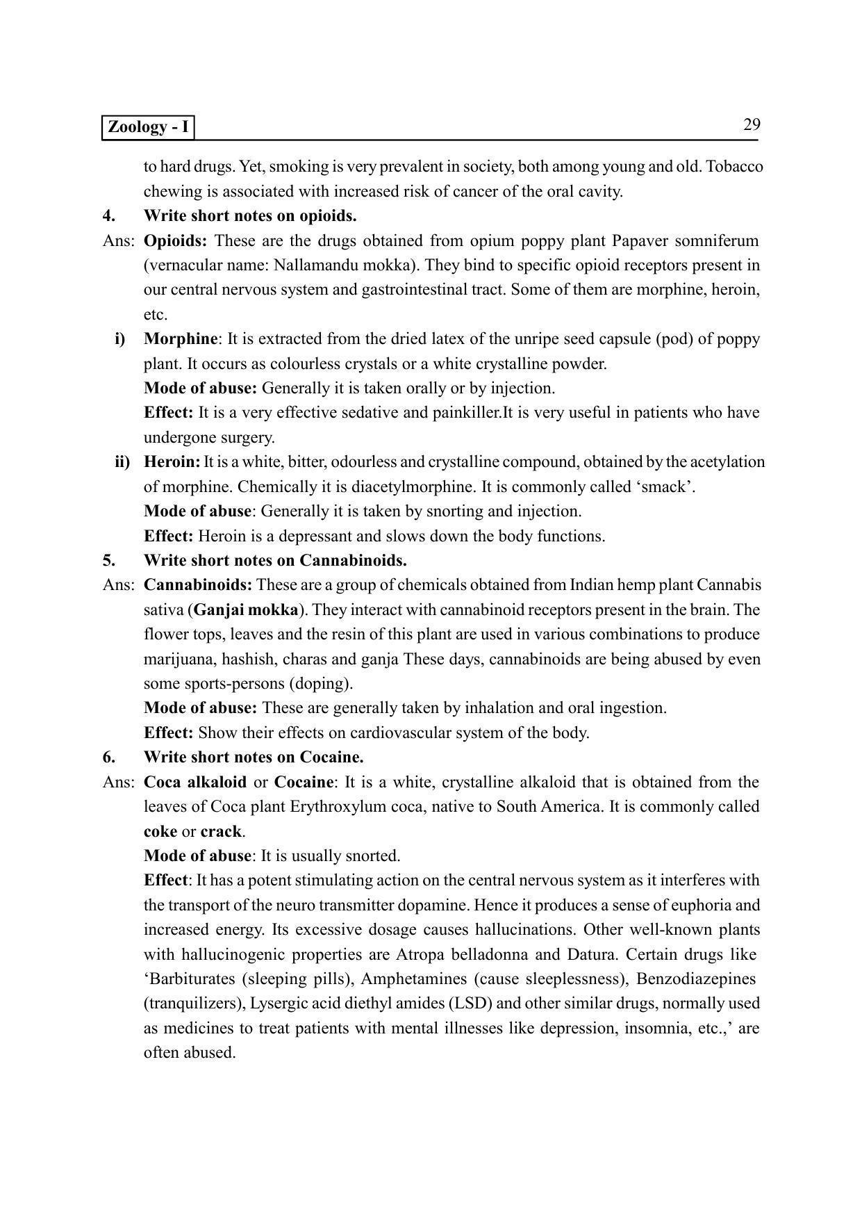 TS SCERT Inter 2nd Year Zoology I Path 1 (Telugu Medium) Text Book - Page 34