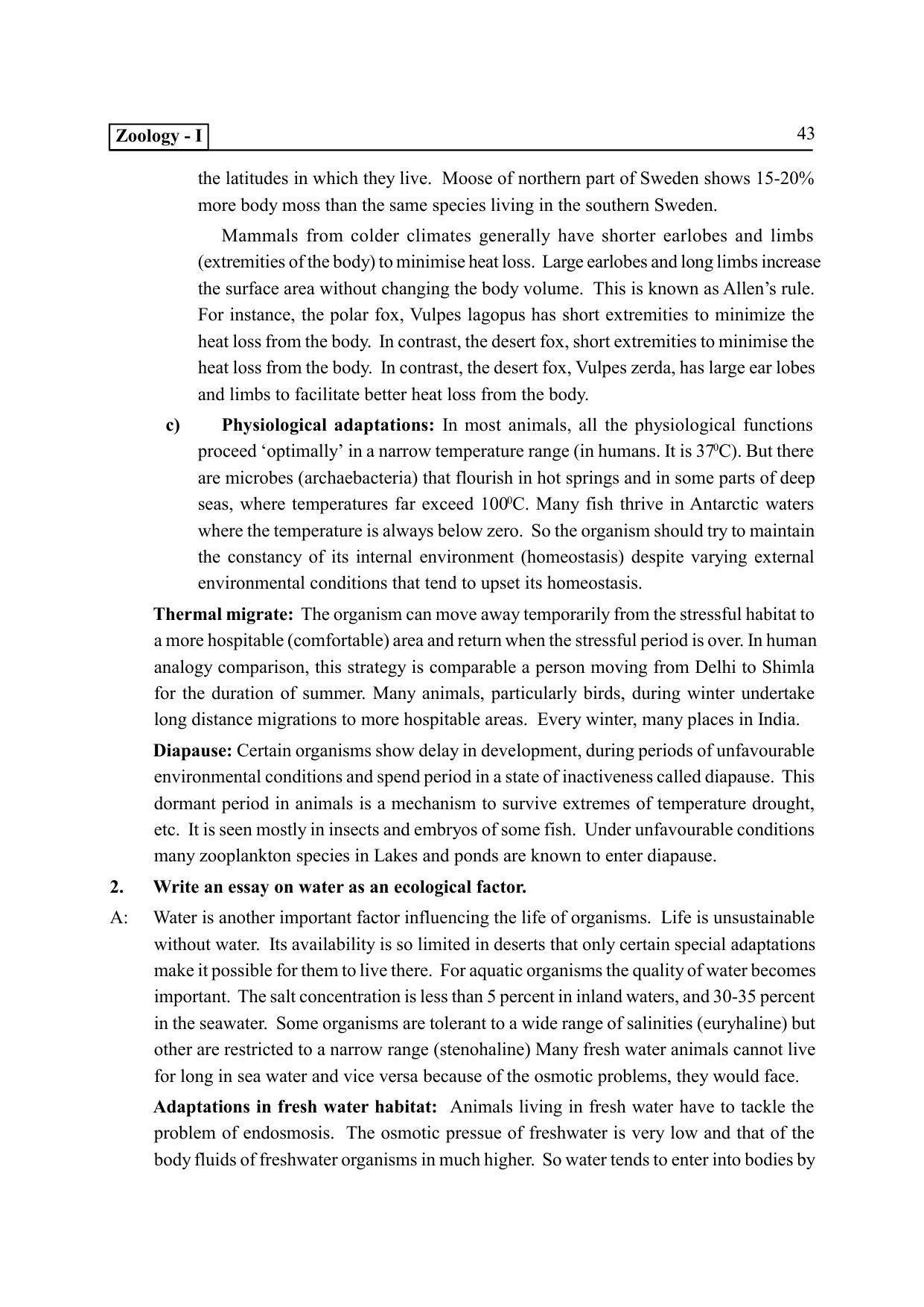 TS SCERT Inter 2nd Year Zoology I Path 1 (Telugu Medium) Text Book - Page 48