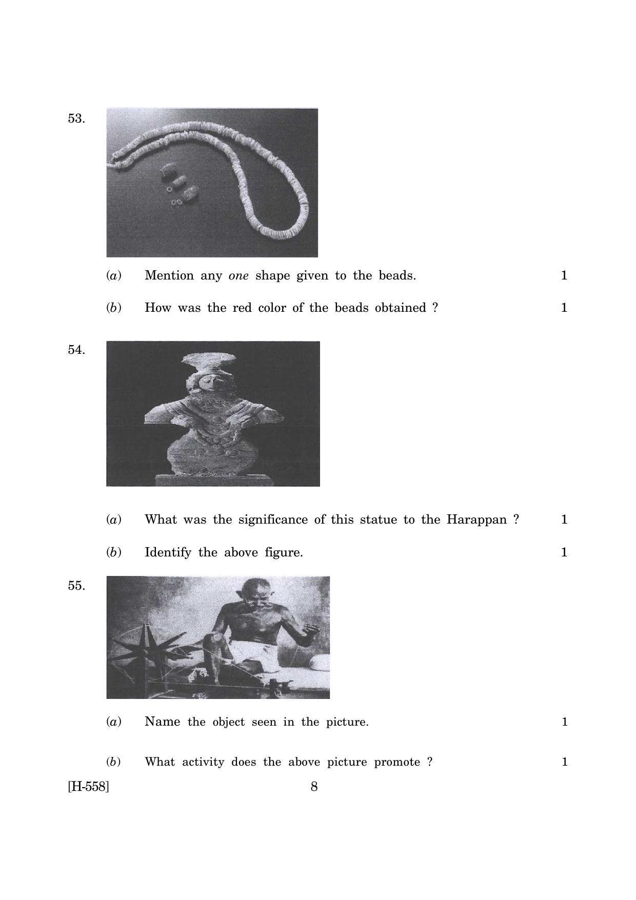 Goa Board Class 12 History -CWSN (March 2019) Question Paper - Page 8
