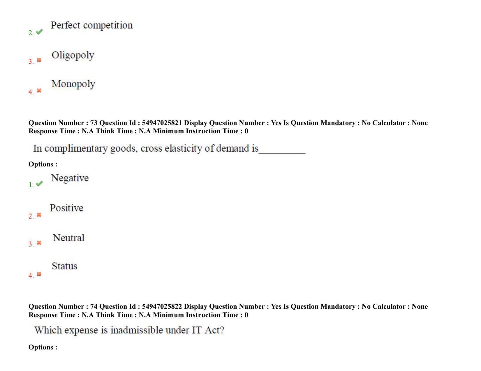 AP RCET 2022: Commerce - 18-10-2022 (Tuesday) Session-II: Question Paper With keys - Page 62