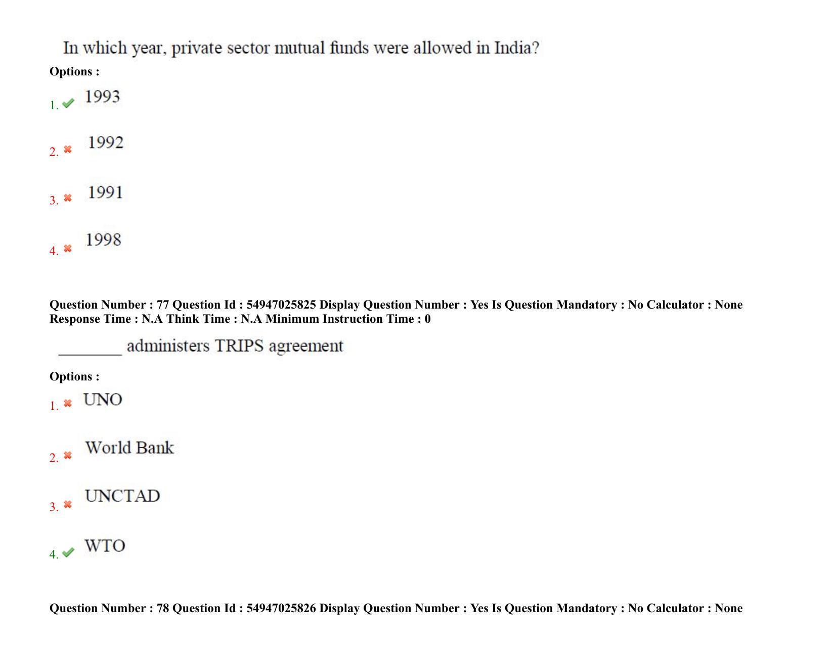 AP RCET 2022: Commerce - 18-10-2022 (Tuesday) Session-II: Question Paper With keys - Page 64