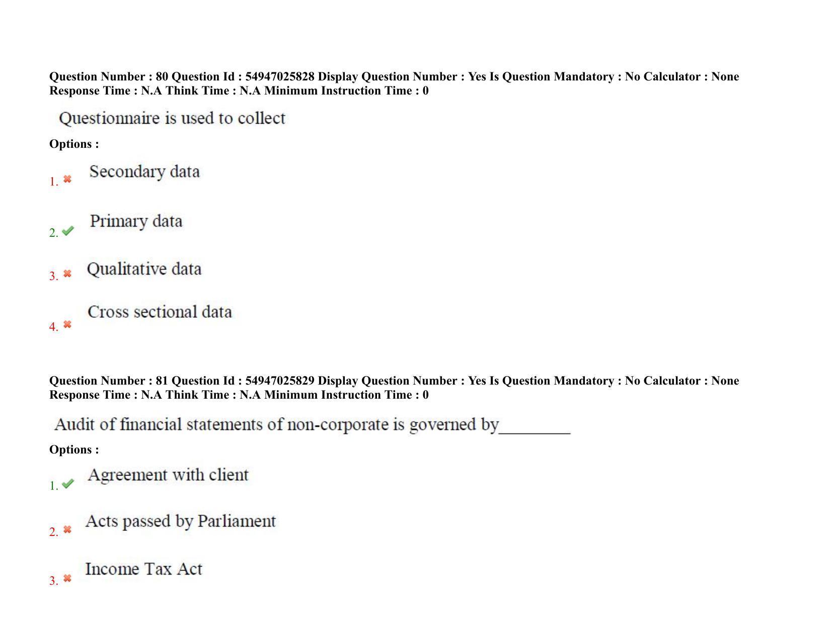 AP RCET 2022: Commerce - 18-10-2022 (Tuesday) Session-II: Question Paper With keys - Page 66