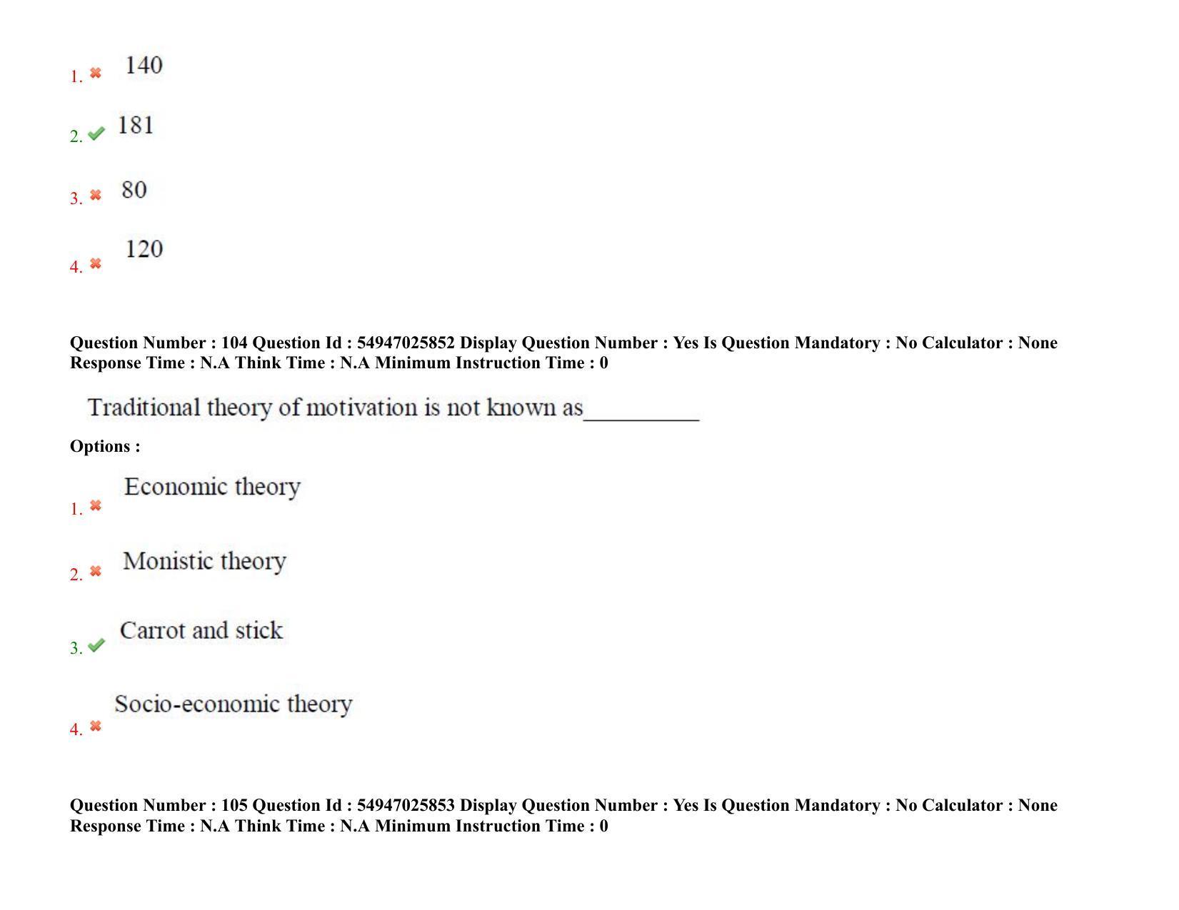 AP RCET 2022: Commerce - 18-10-2022 (Tuesday) Session-II: Question Paper With keys - Page 79
