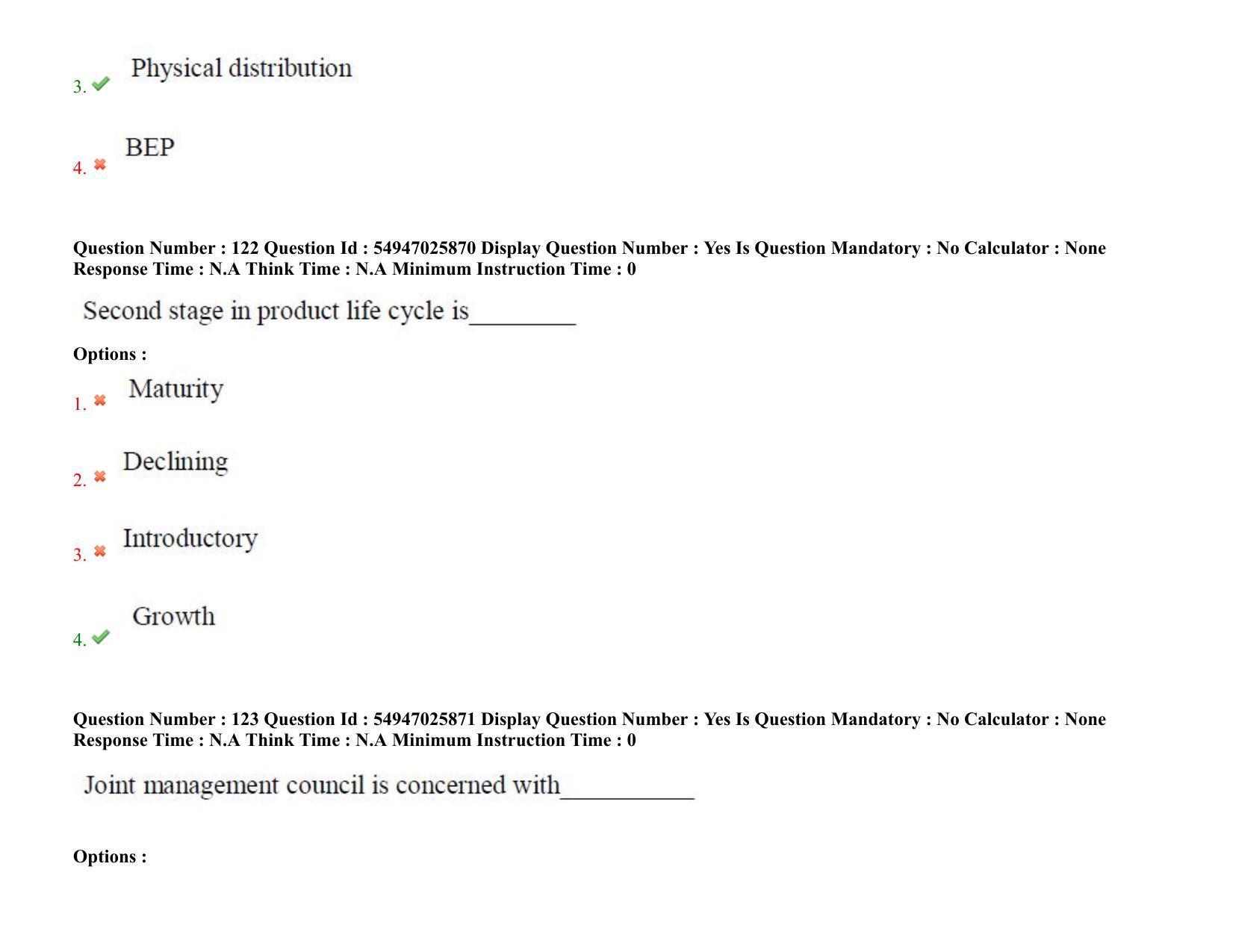 AP RCET 2022: Commerce - 18-10-2022 (Tuesday) Session-II: Question Paper With keys - Page 89