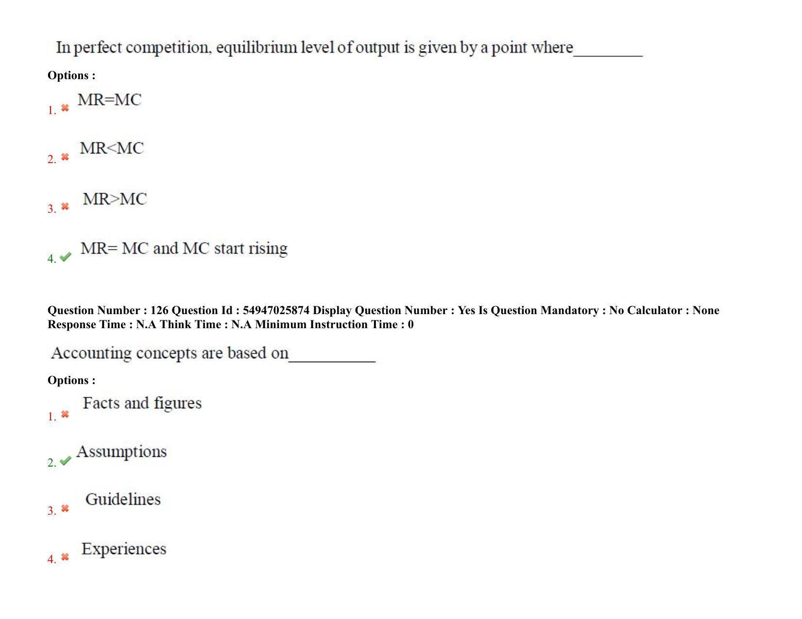 AP RCET 2022: Commerce - 18-10-2022 (Tuesday) Session-II: Question Paper With keys - Page 91