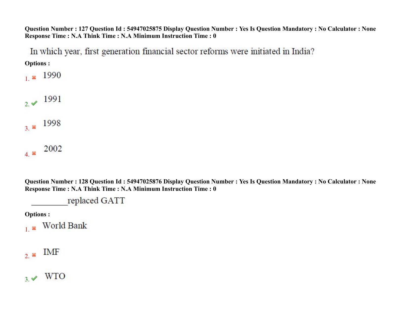 AP RCET 2022: Commerce - 18-10-2022 (Tuesday) Session-II: Question Paper With keys - Page 92