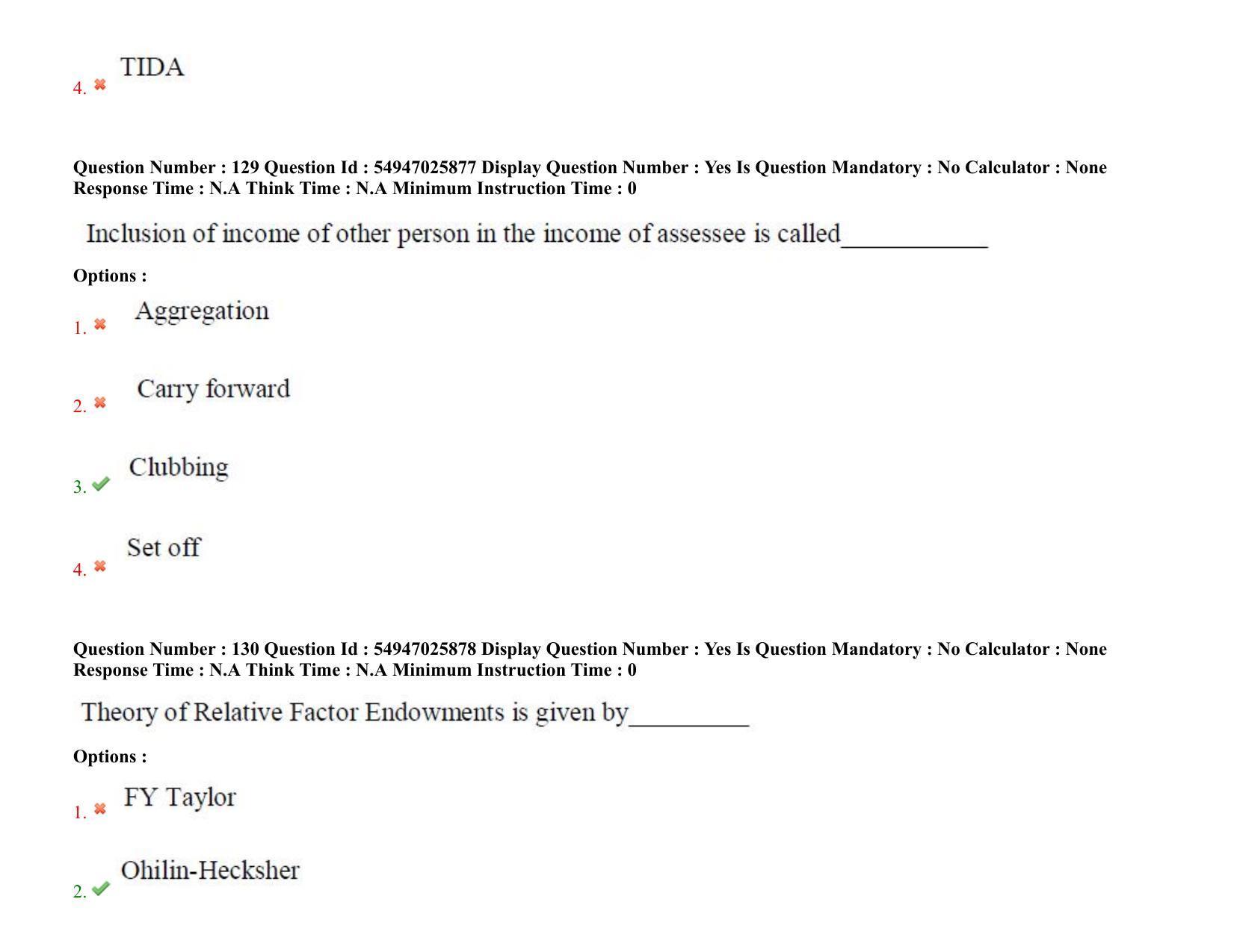 AP RCET 2022: Commerce - 18-10-2022 (Tuesday) Session-II: Question Paper With keys - Page 93