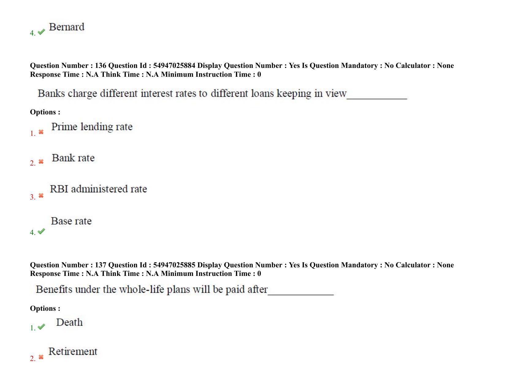 AP RCET 2022: Commerce - 18-10-2022 (Tuesday) Session-II: Question Paper With keys - Page 97