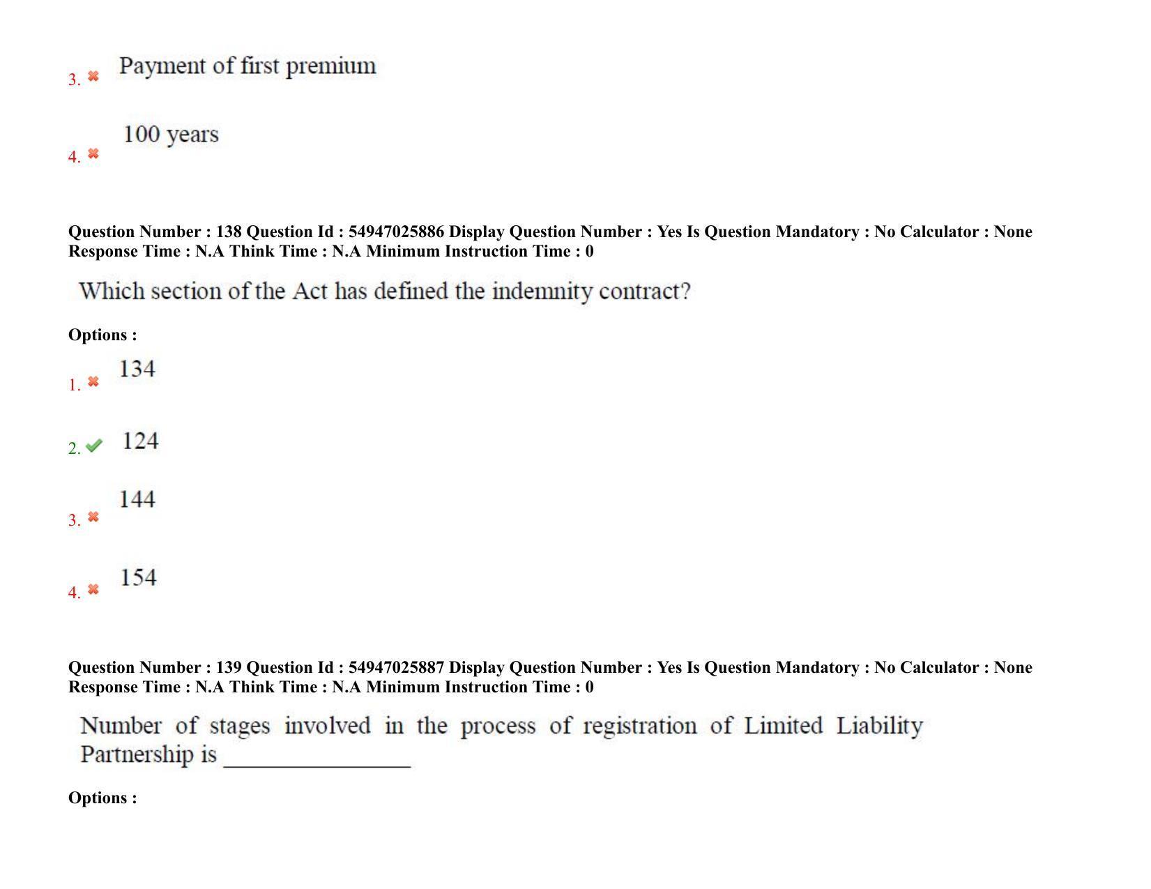 AP RCET 2022: Commerce - 18-10-2022 (Tuesday) Session-II: Question Paper With keys - Page 98