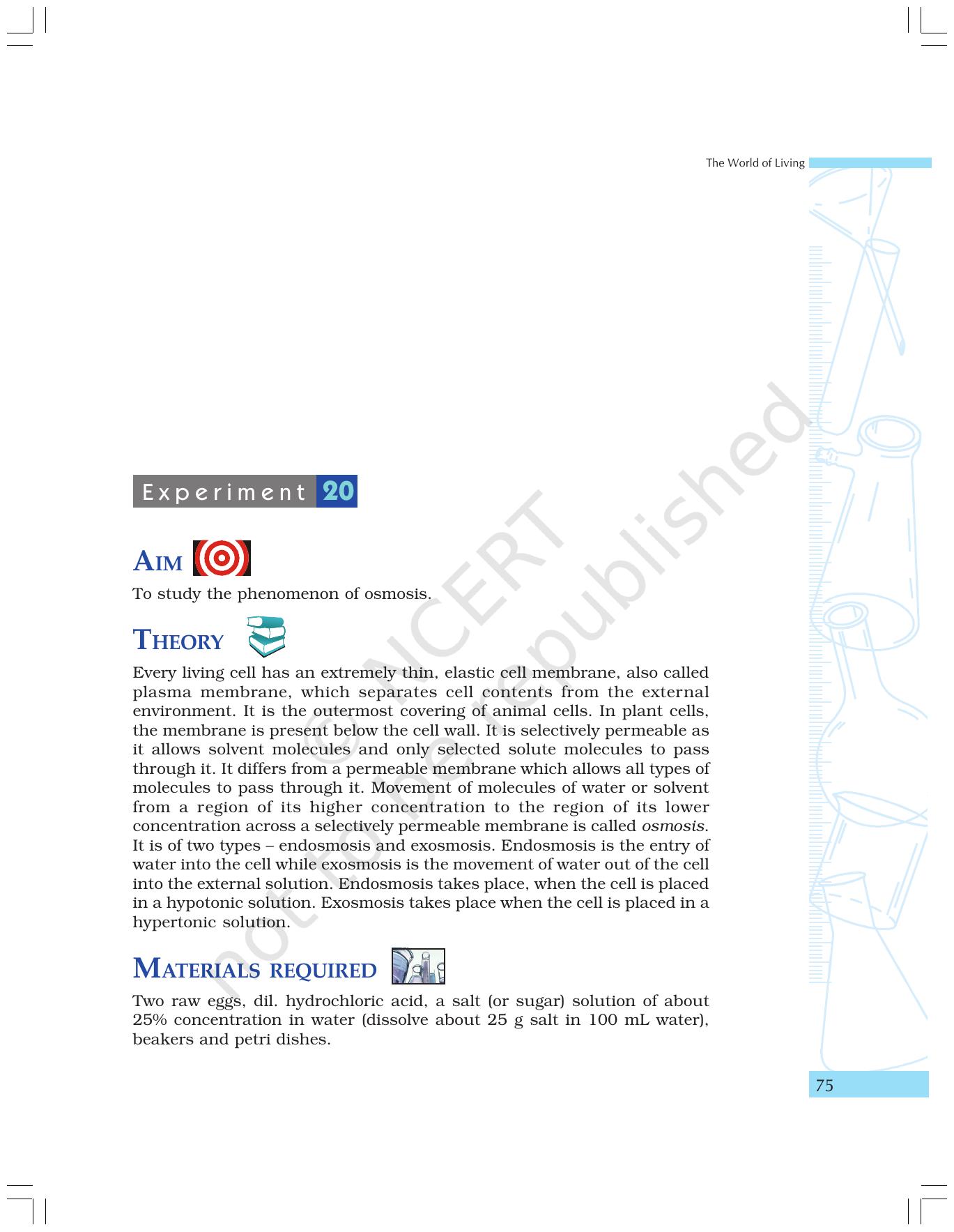 NCERT Laboratory Manuals for Class IX Science - The World of Living - Page 7