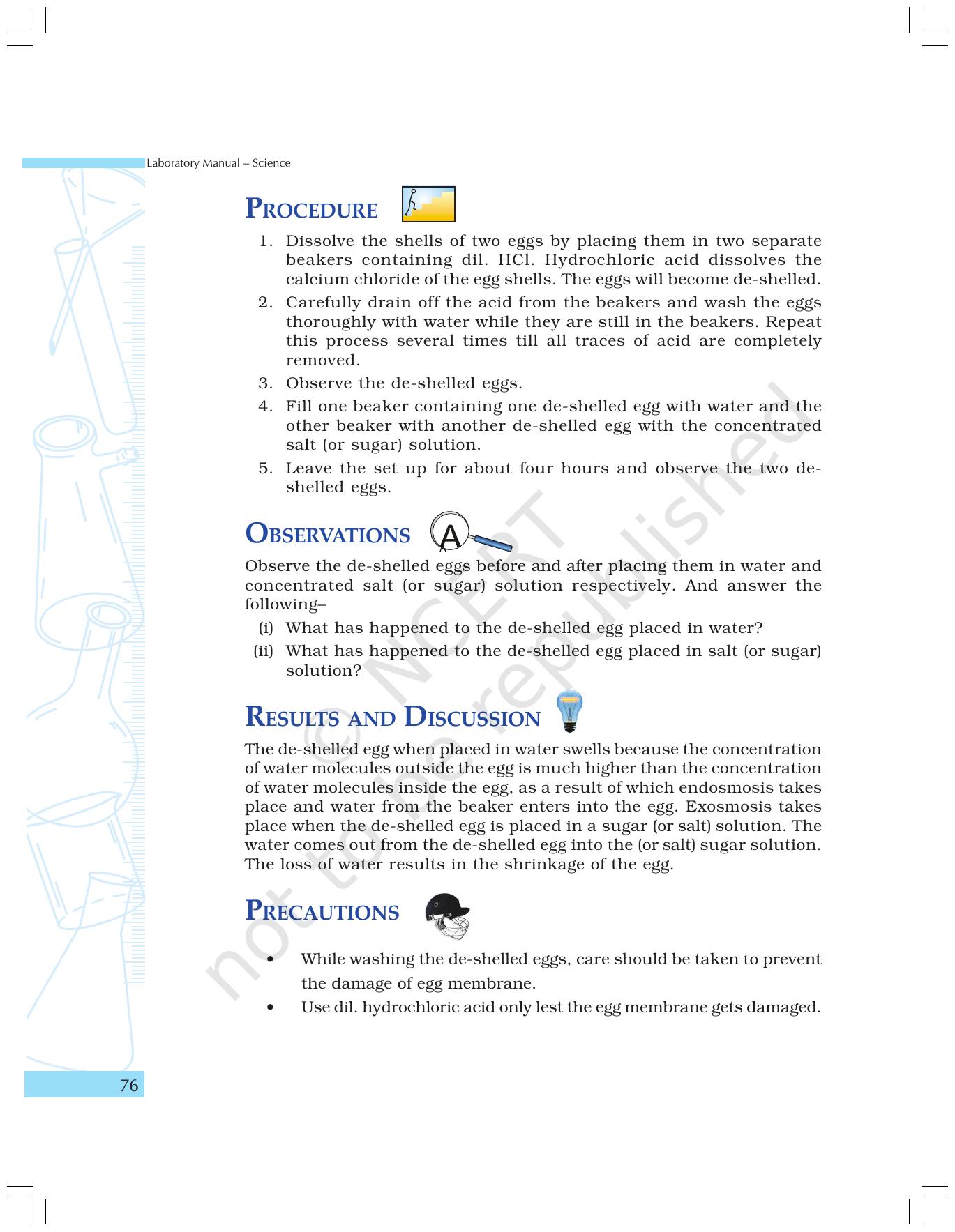 NCERT Laboratory Manuals for Class IX Science - The World of Living - Page 8