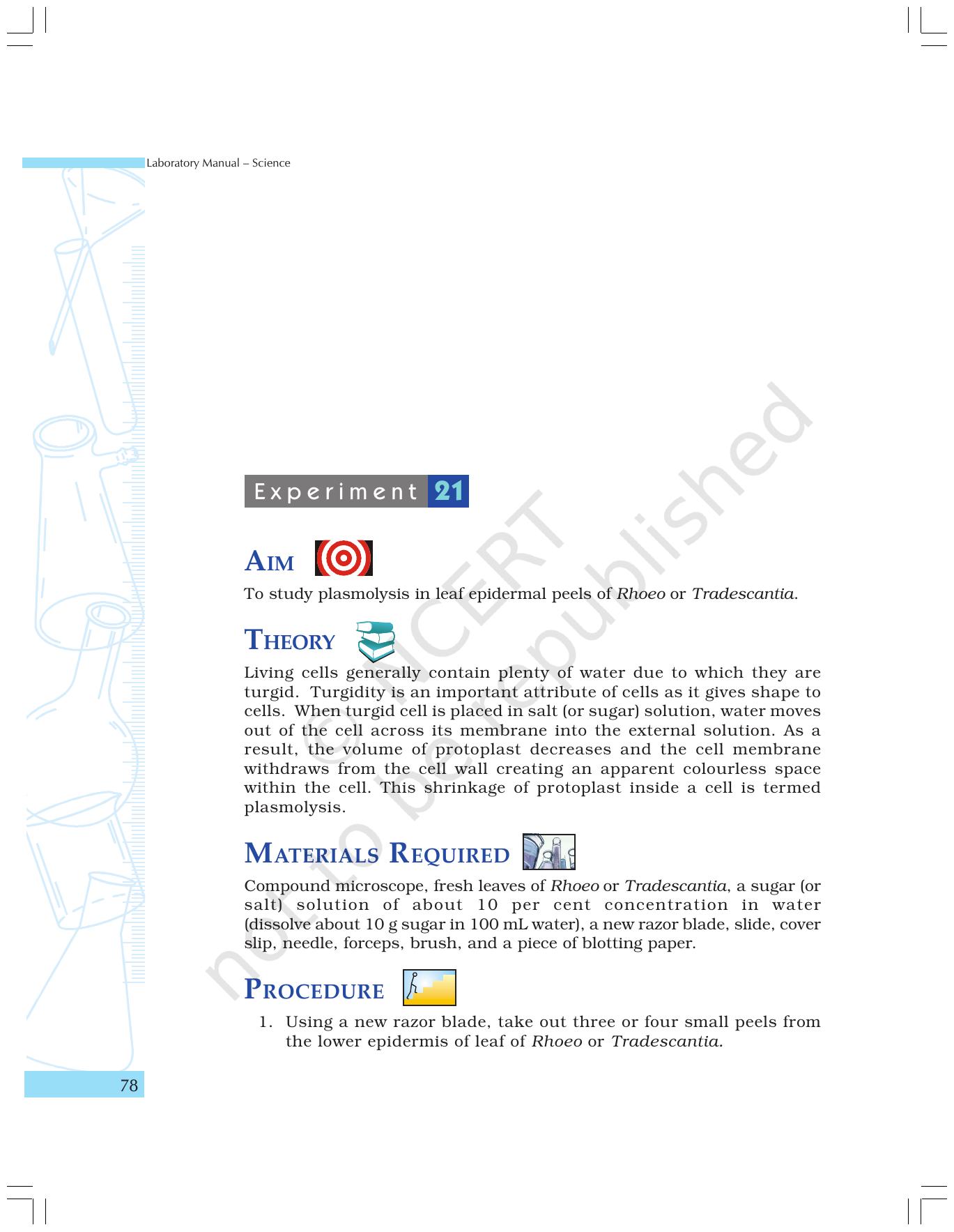 NCERT Laboratory Manuals for Class IX Science - The World of Living - Page 10