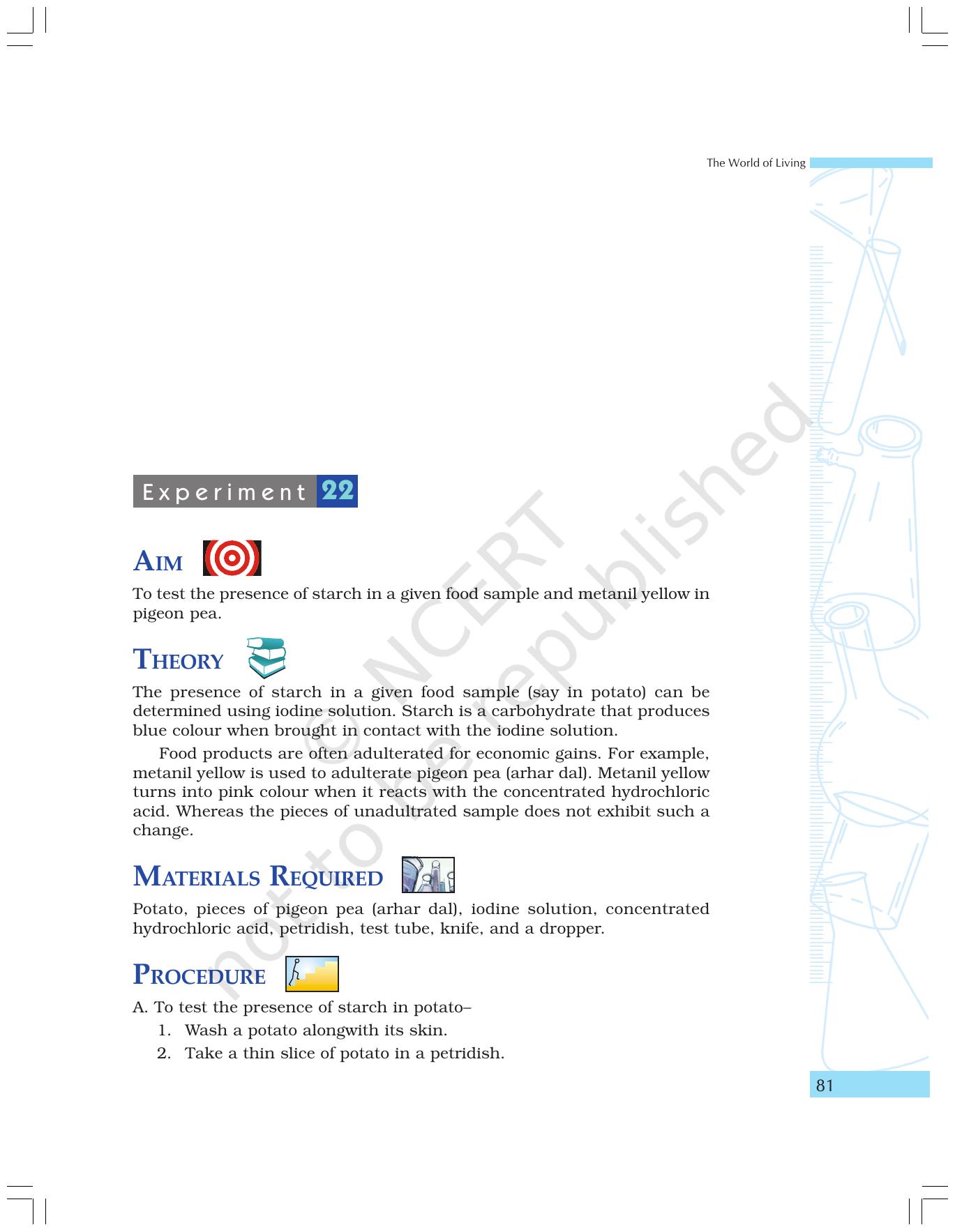 NCERT Laboratory Manuals for Class IX Science - The World of Living - Page 13