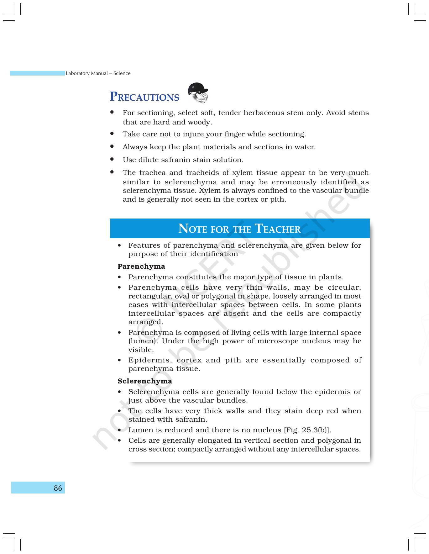 NCERT Laboratory Manuals for Class IX Science - The World of Living - Page 18