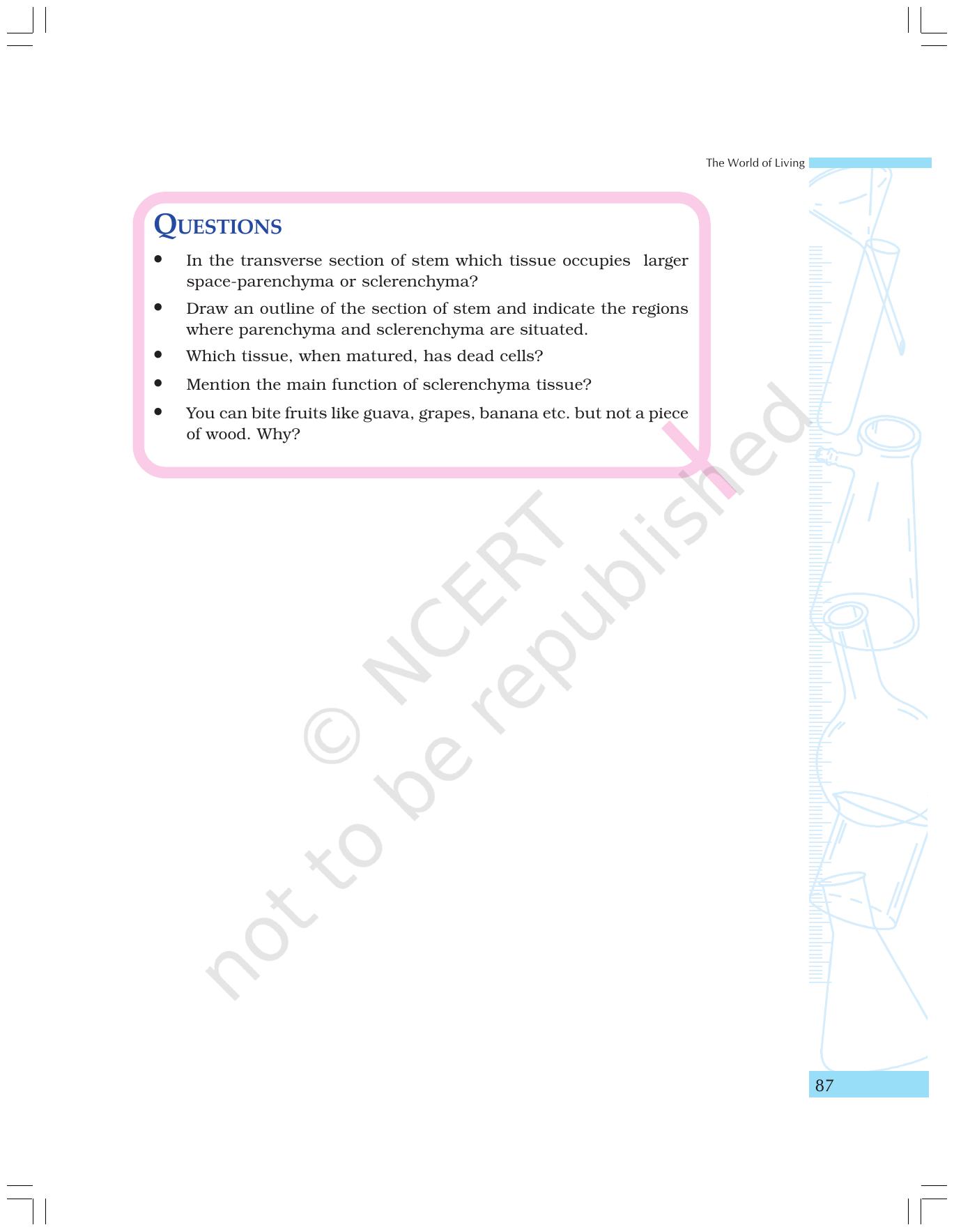NCERT Laboratory Manuals for Class IX Science - The World of Living - Page 19