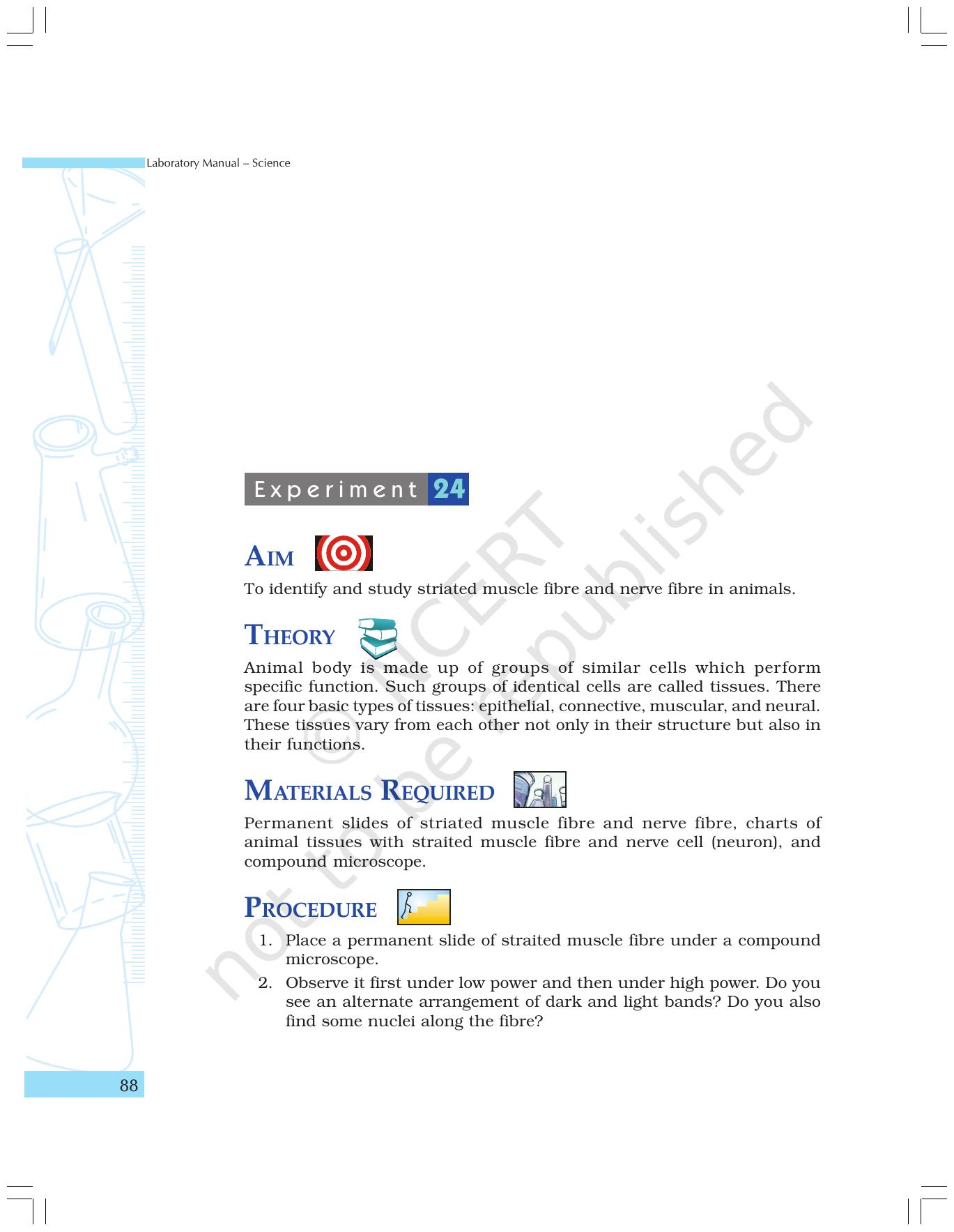 NCERT Laboratory Manuals for Class IX Science - The World of Living - Page 20