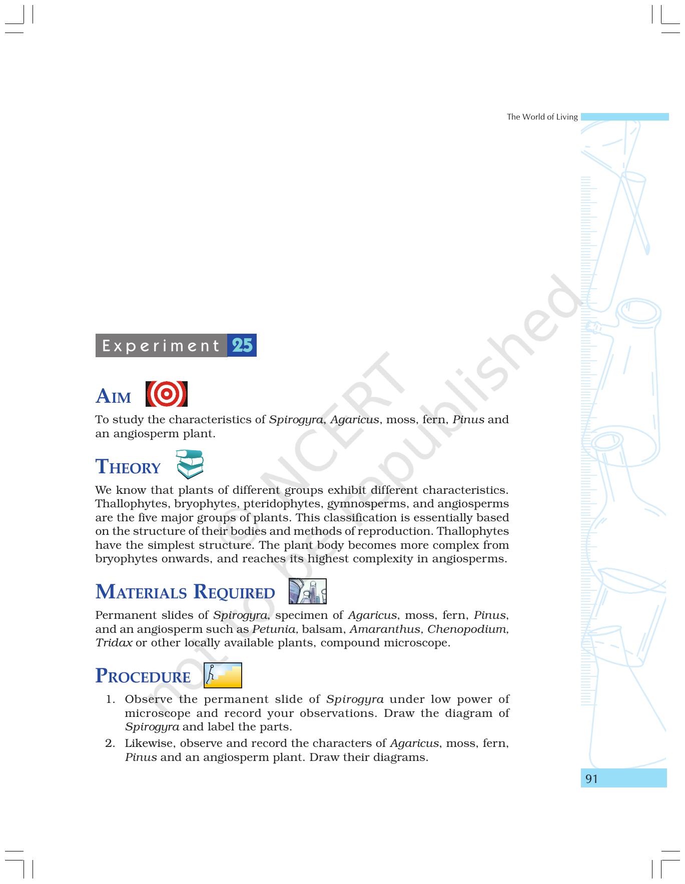 NCERT Laboratory Manuals for Class IX Science - The World of Living - Page 23