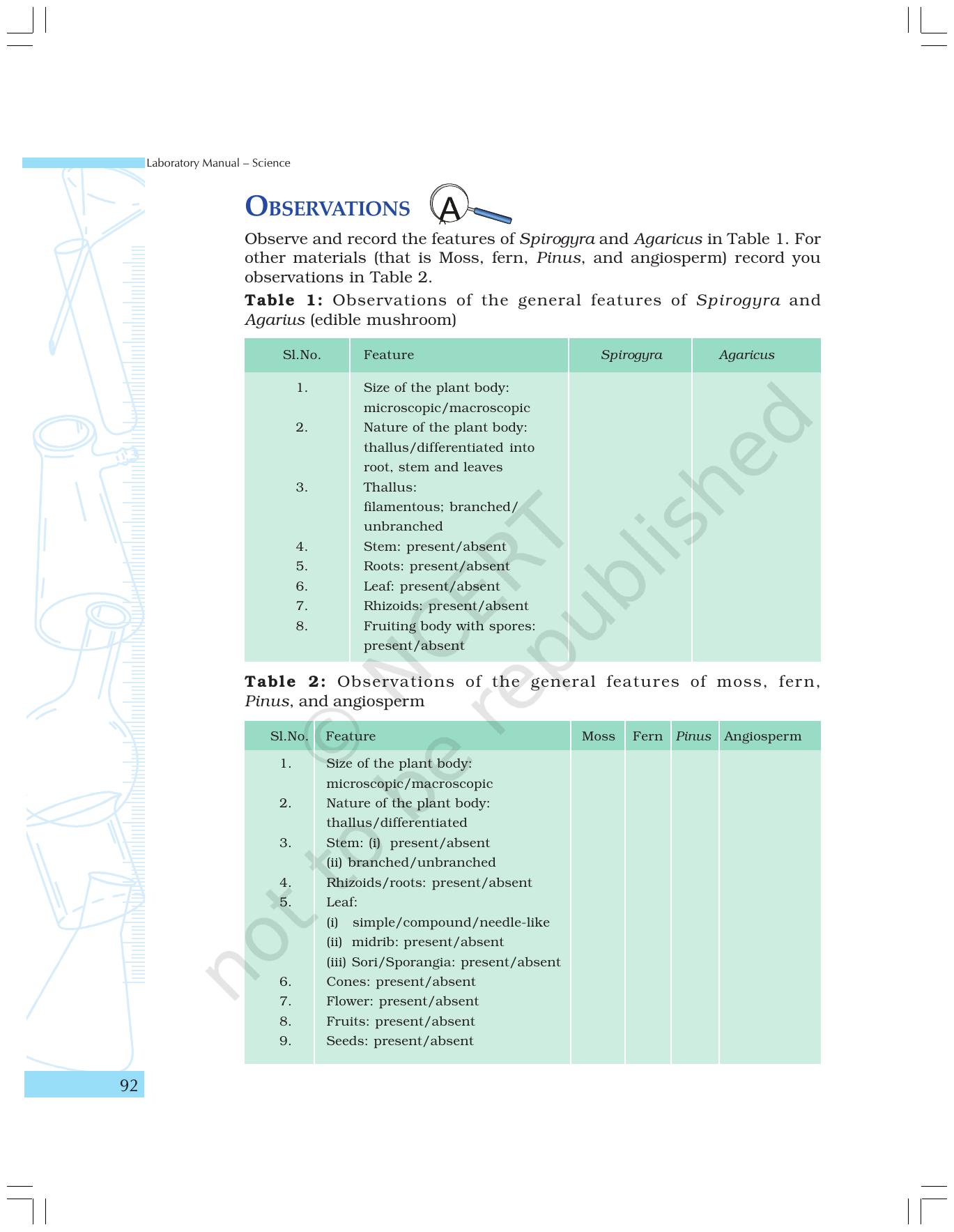 NCERT Laboratory Manuals for Class IX Science - The World of Living - Page 24