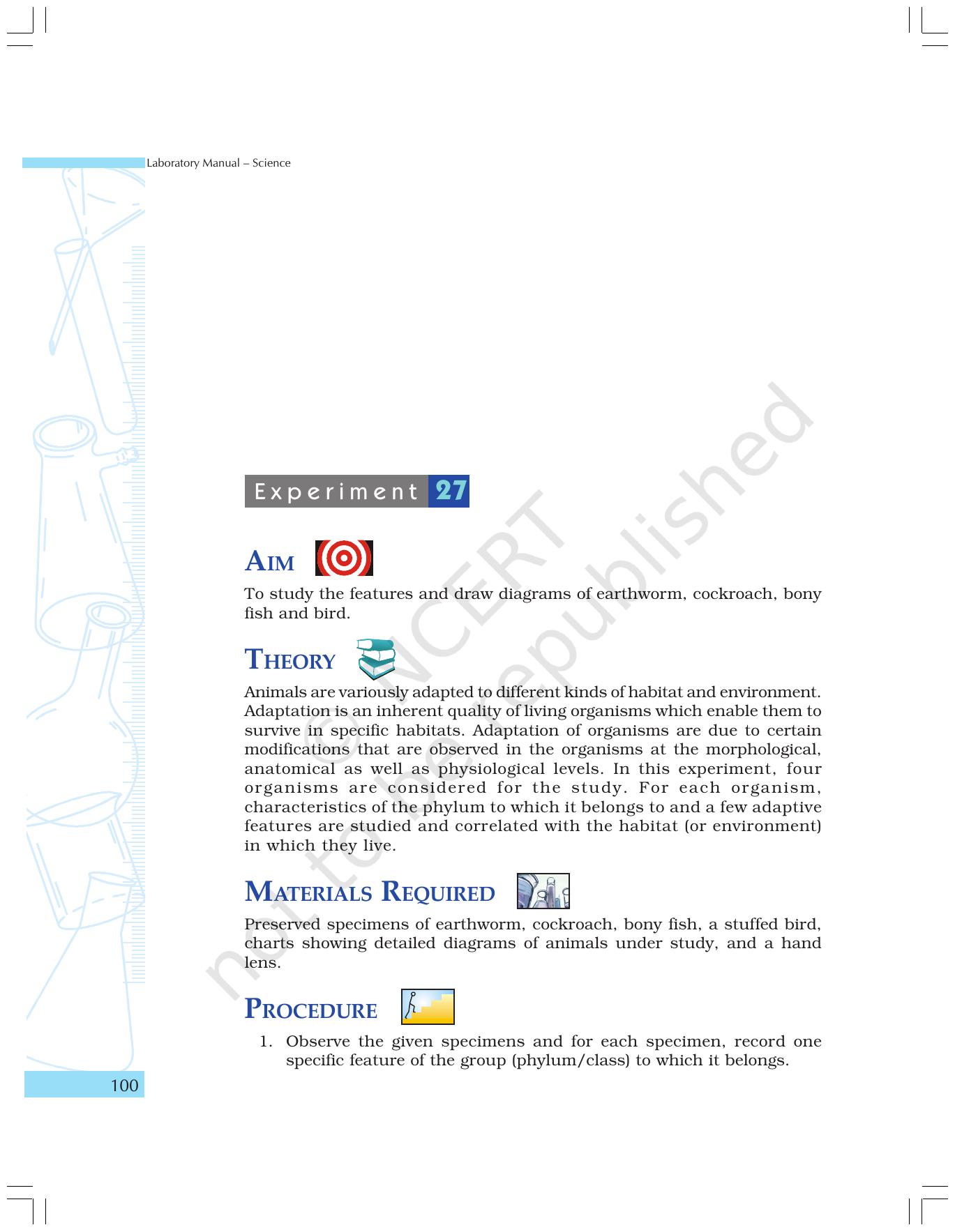 NCERT Laboratory Manuals for Class IX Science - The World of Living - Page 32