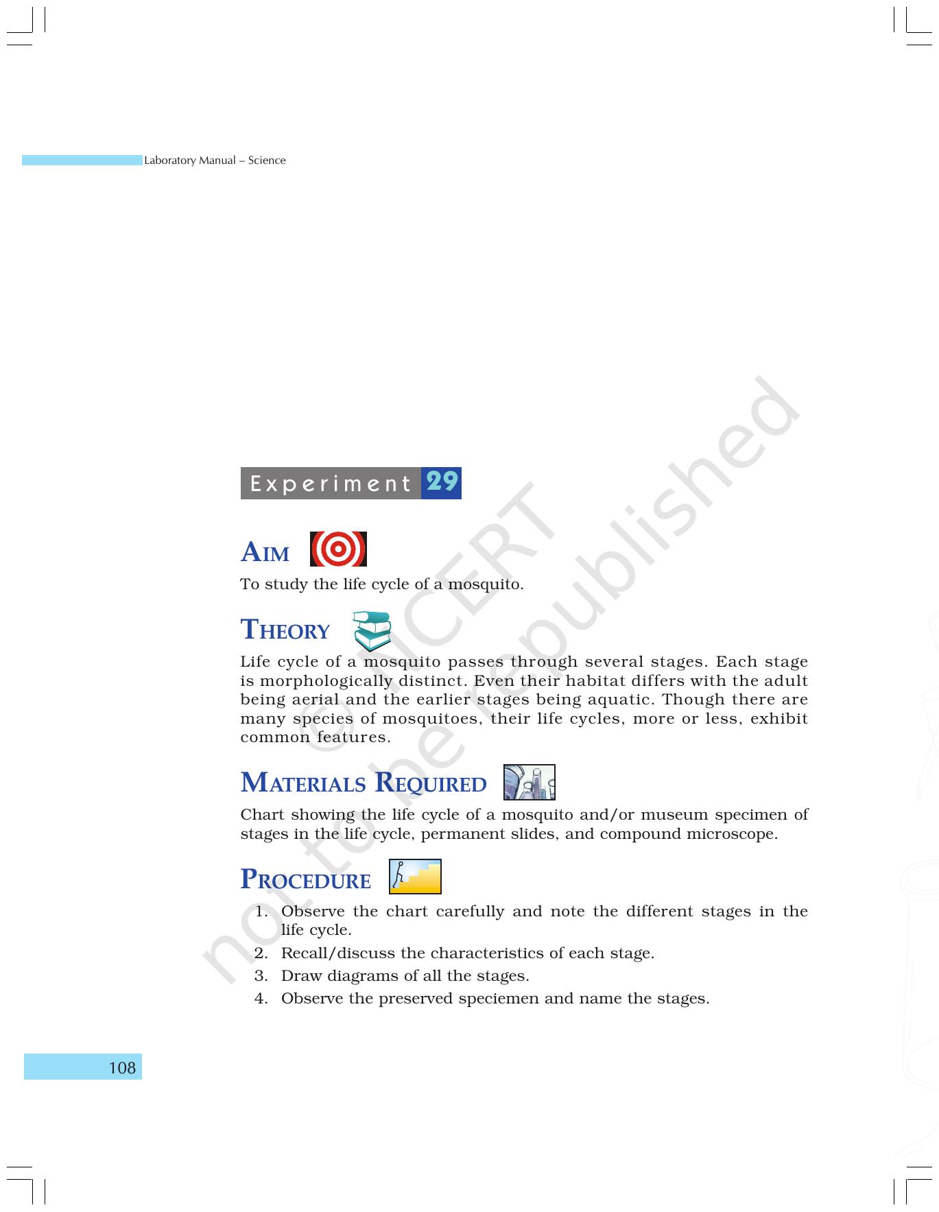 NCERT Laboratory Manuals for Class IX Science - The World of Living - Page 40