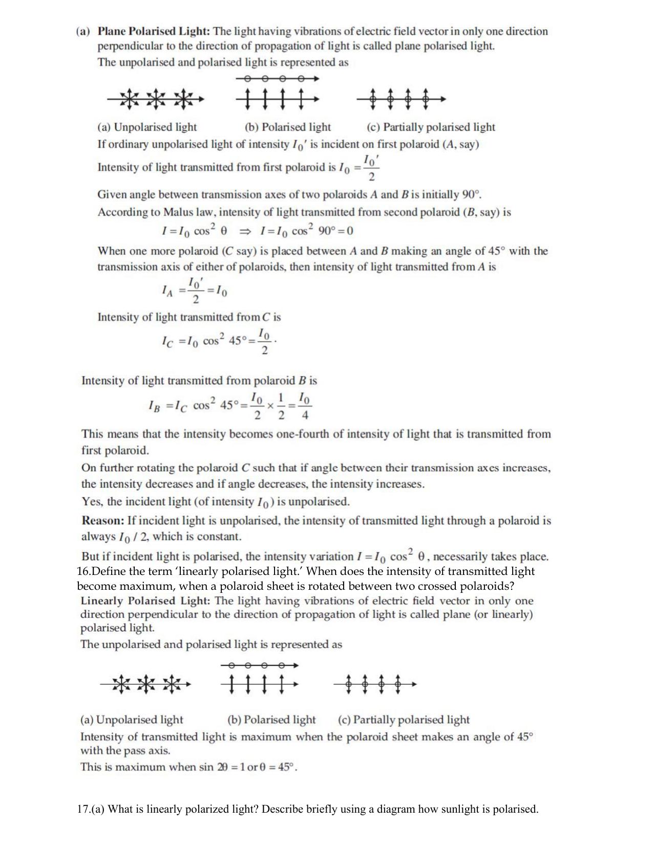 CBSE Class 12 Physics Worksheets for Optics - Page 22