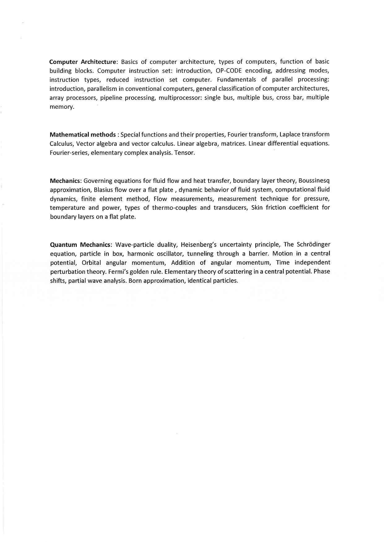 JMI Entrance Exam M50-M.Tech.(Nanotechnology) (Self-Finance) Syllabus - Page 2