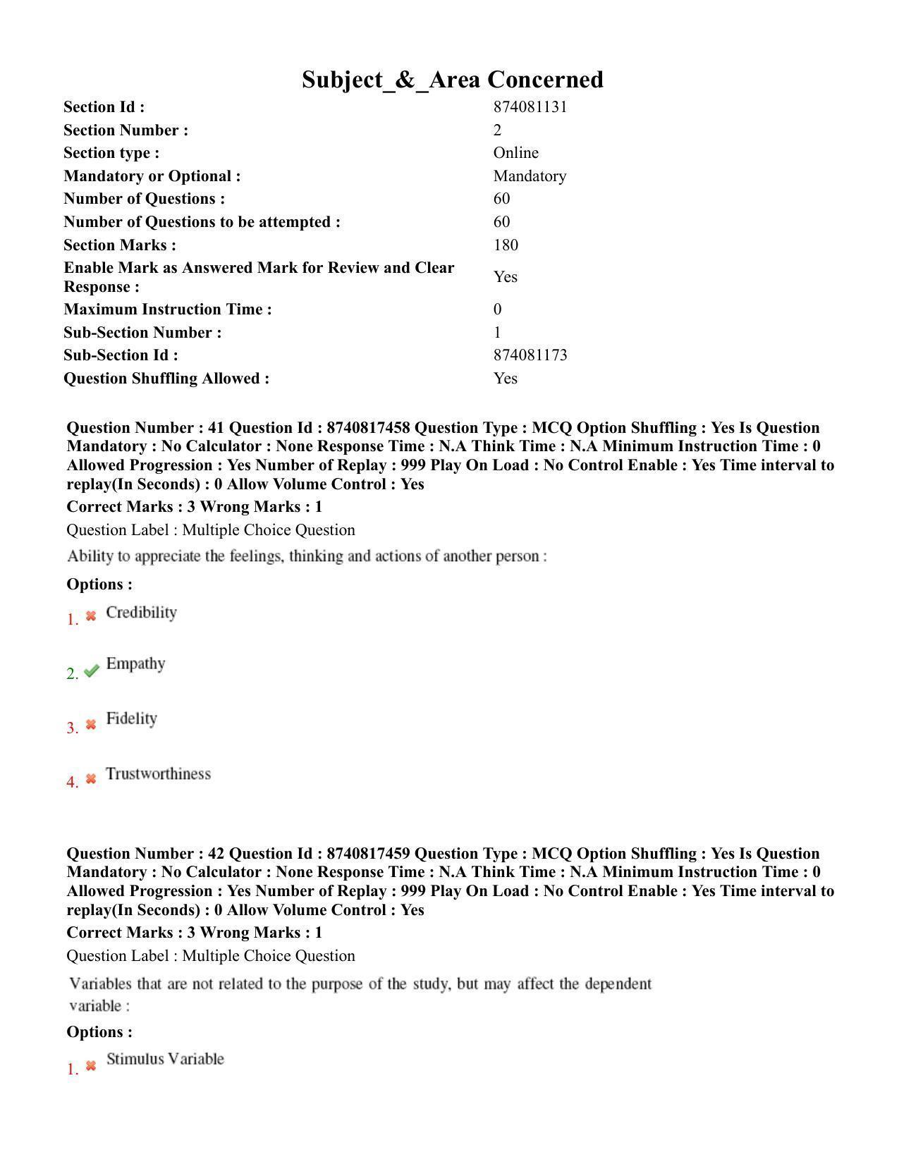 BHU RET Veterinary Extension Education 2020 Question Paper - Page 28
