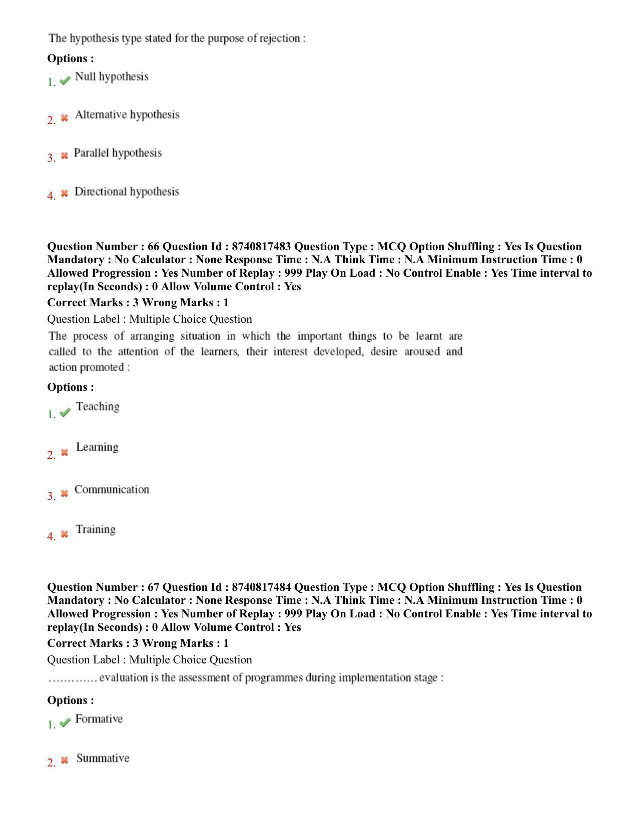 BHU RET Veterinary Extension Education 2020 Question Paper - Page 38