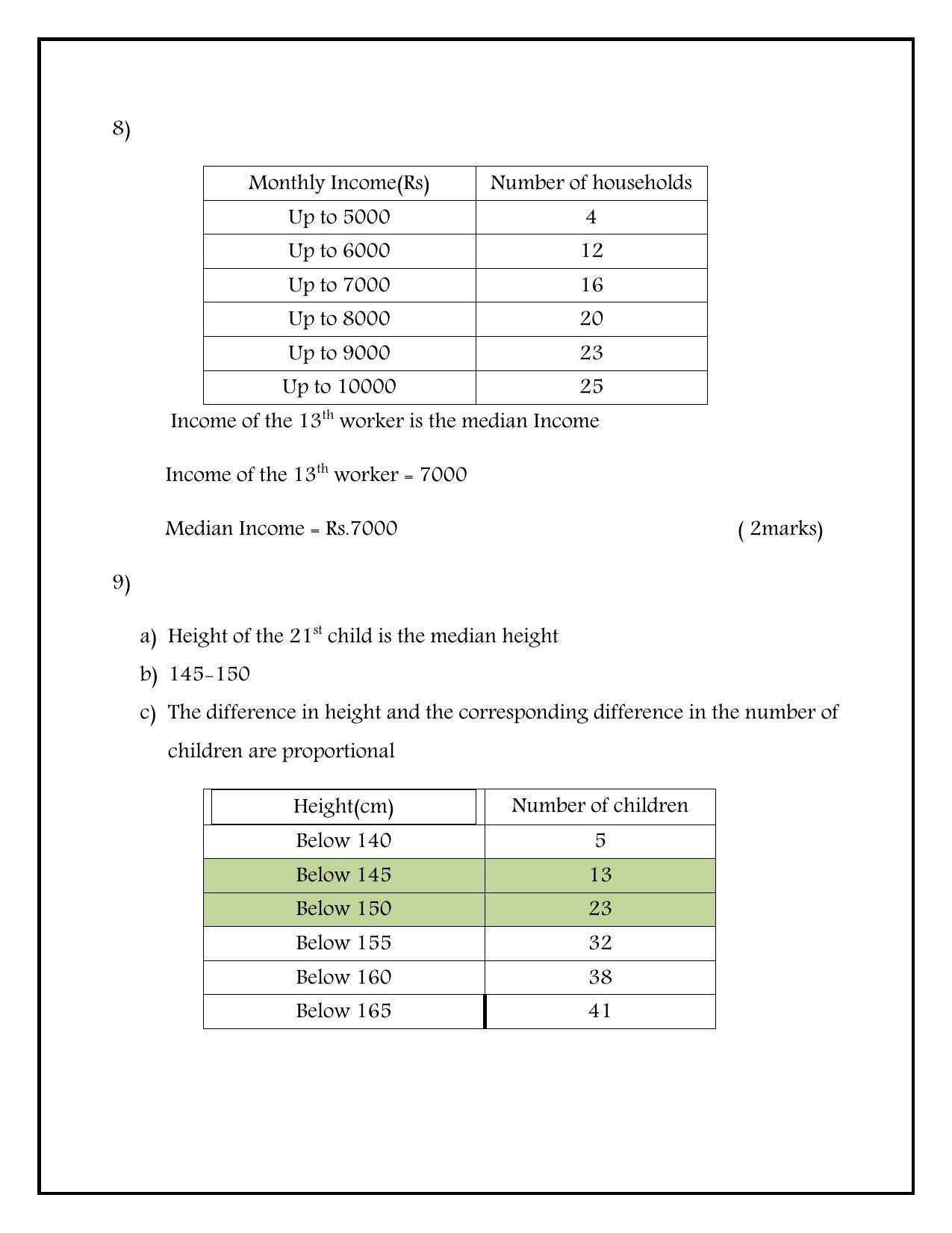 Kerala SSLC 2017 Maths Answer key (EM) (Model) - Page 4