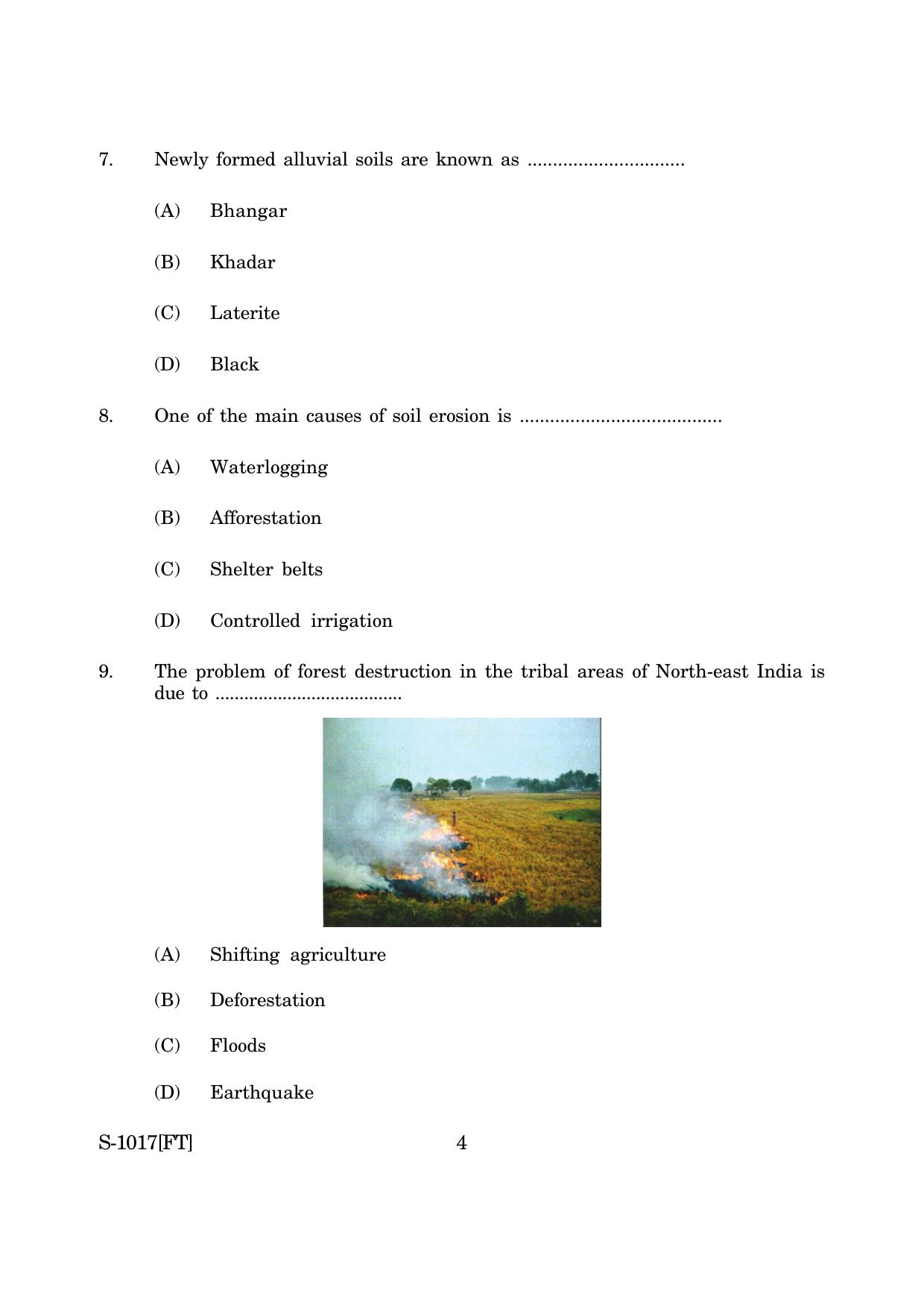 Goa Board Class 10 Geography & Economics (E) (November 2022) Question Paper - Page 4