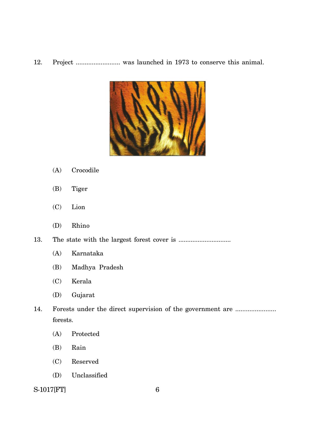 Goa Board Class 10 Geography & Economics (E) (November 2022) Question Paper - Page 6