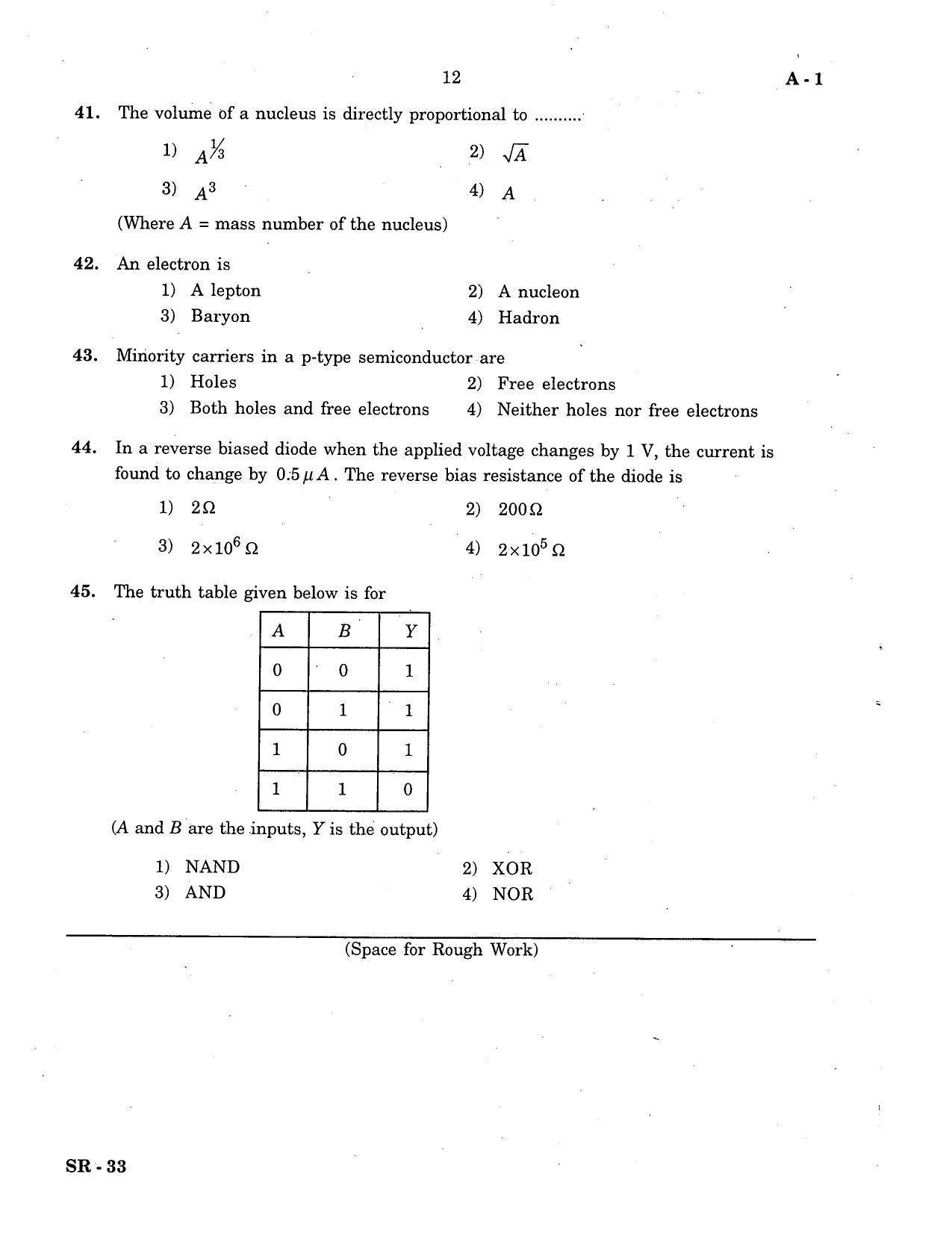 KCET Physics 2007 Question Papers - Page 10