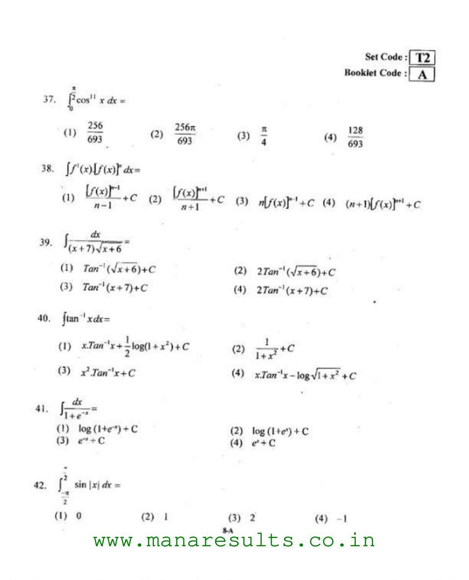 AP ECET 2015 Ceramic Technology Old Previous Question Papers - Page 7
