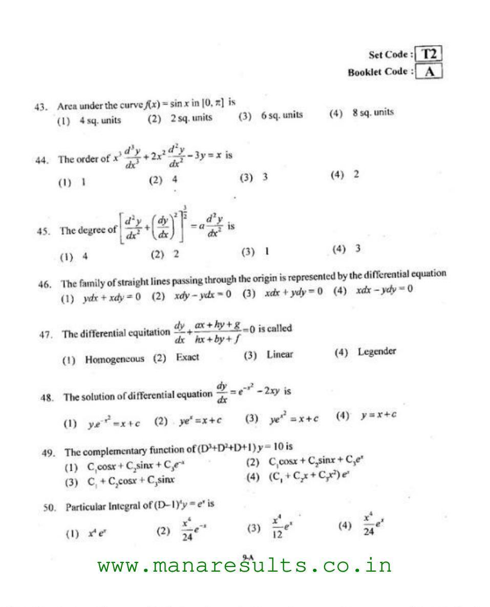 AP ECET 2015 Ceramic Technology Old Previous Question Papers - Page 8