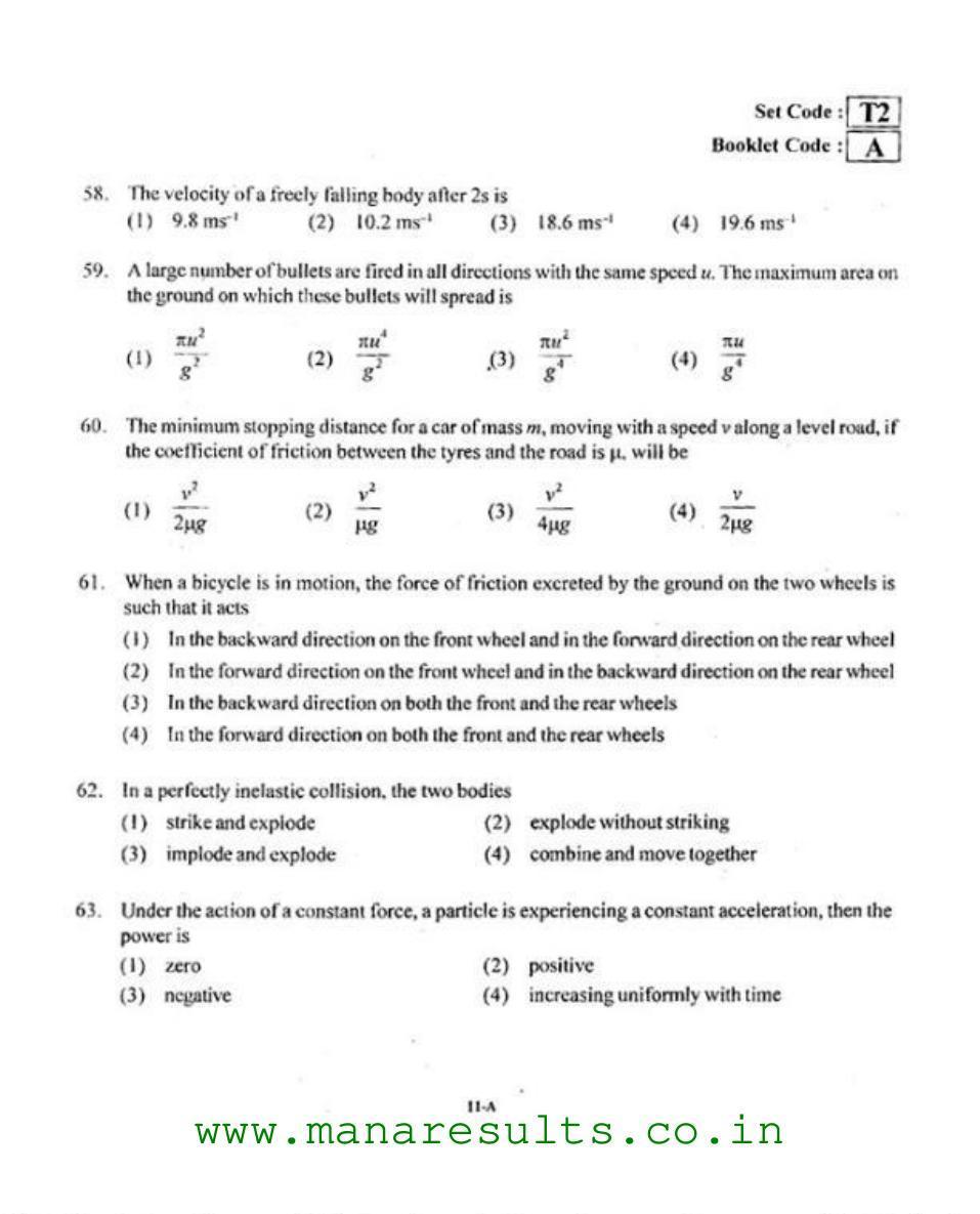 AP ECET 2015 Ceramic Technology Old Previous Question Papers - Page 10