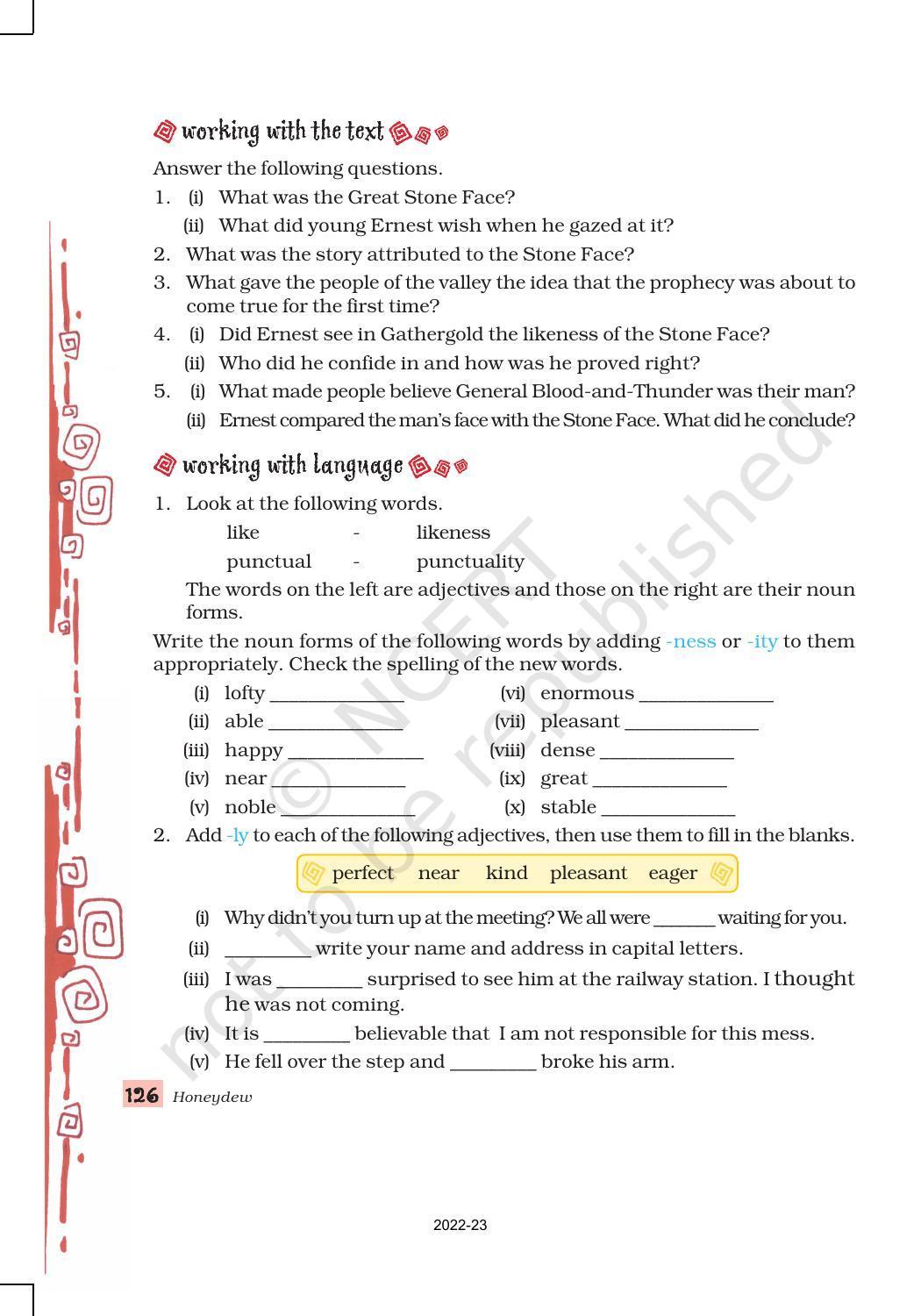 NCERT Book for Class 8 English Chapter 9 The Great Stone Face 1 - Page 7