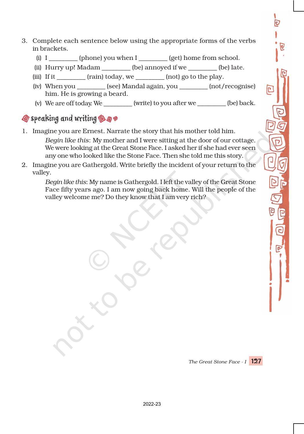 NCERT Book for Class 8 English Chapter 9 The Great Stone Face 1 - Page 8