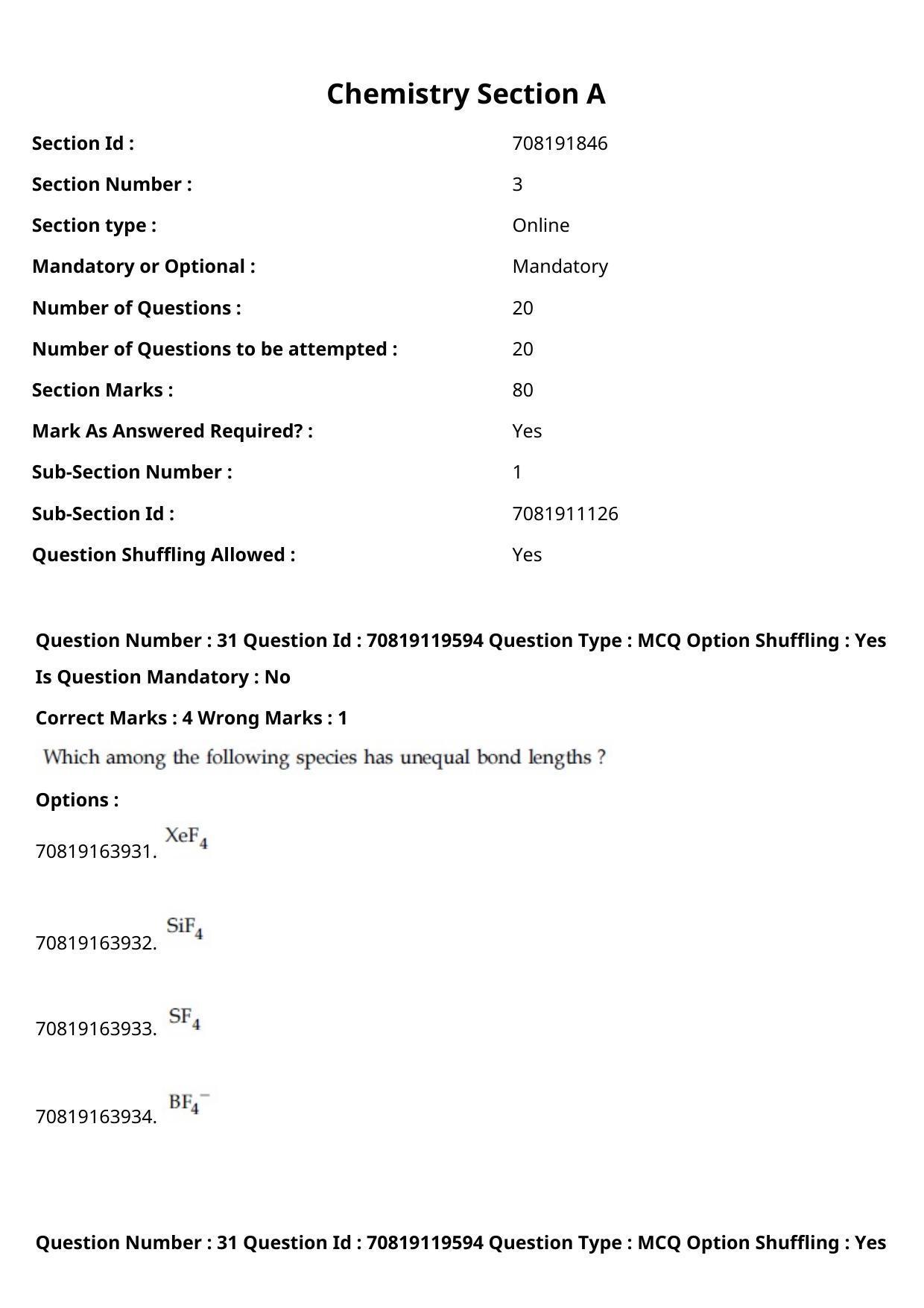 JEE Mains 2021: BTech Punjabi (Shift 2) 25-02-2021 Question Paper - Page 37