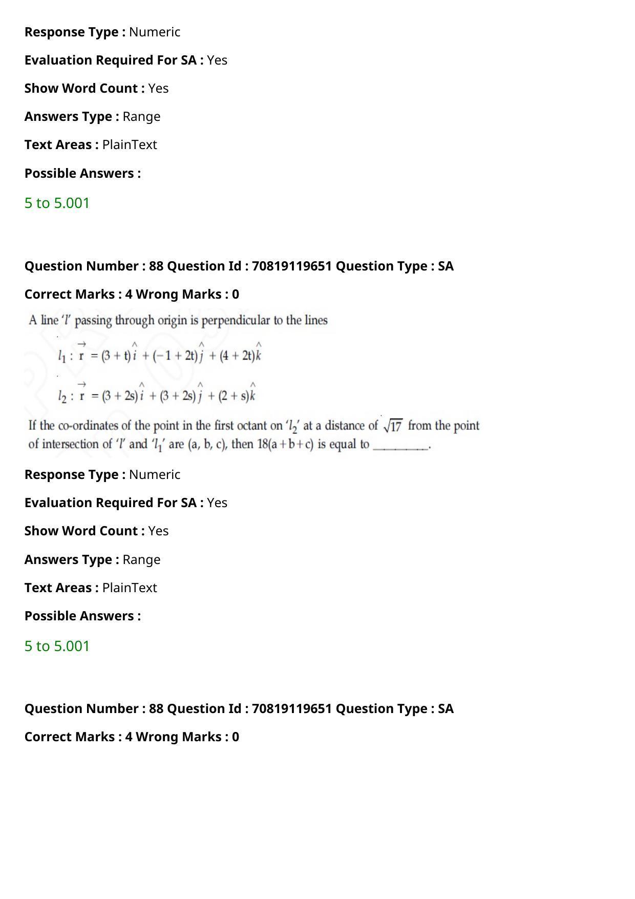 JEE Mains 2021: BTech Punjabi (Shift 2) 25-02-2021 Question Paper - Page 99