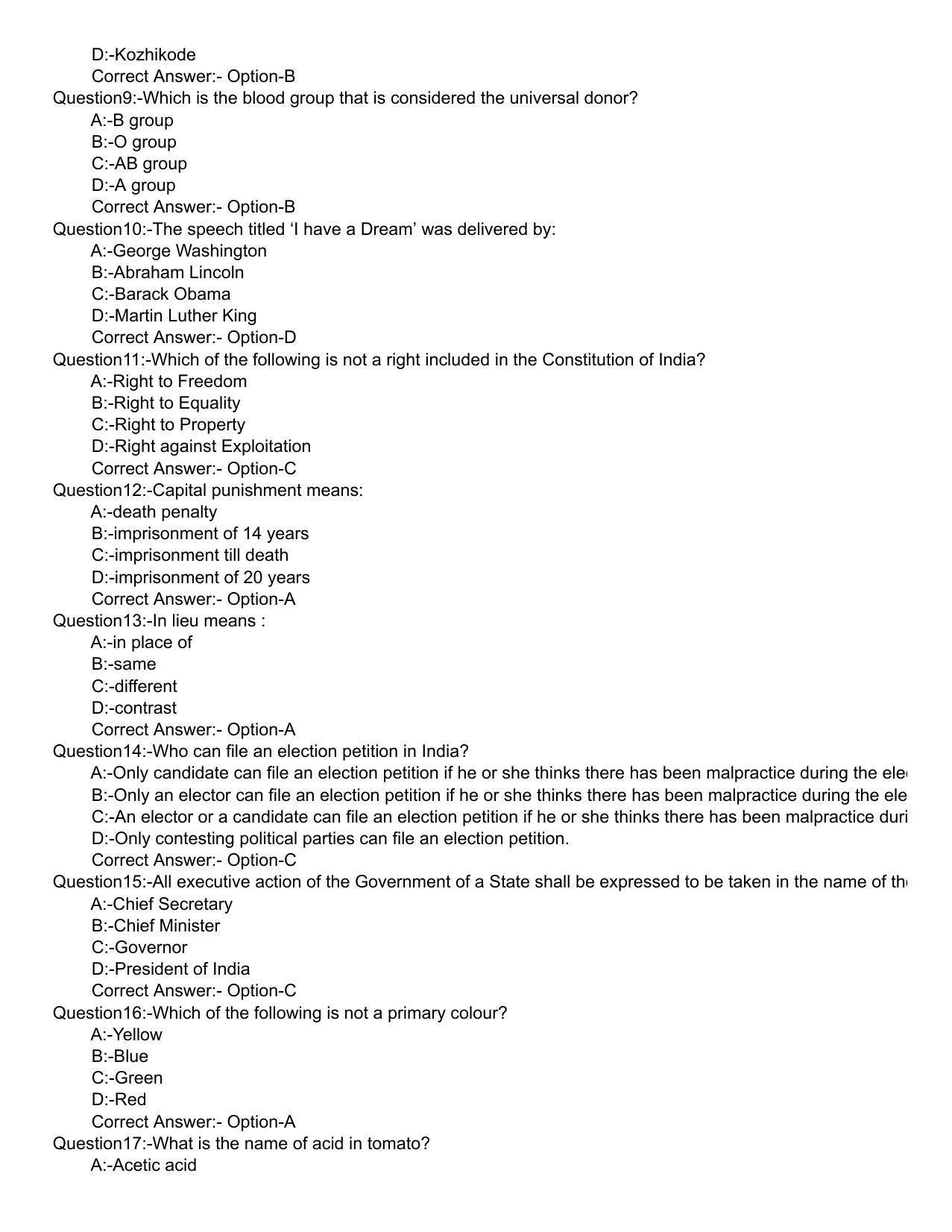 Kerala 2019 LLB 3-Year Question Paper with Answer Key - Page 2