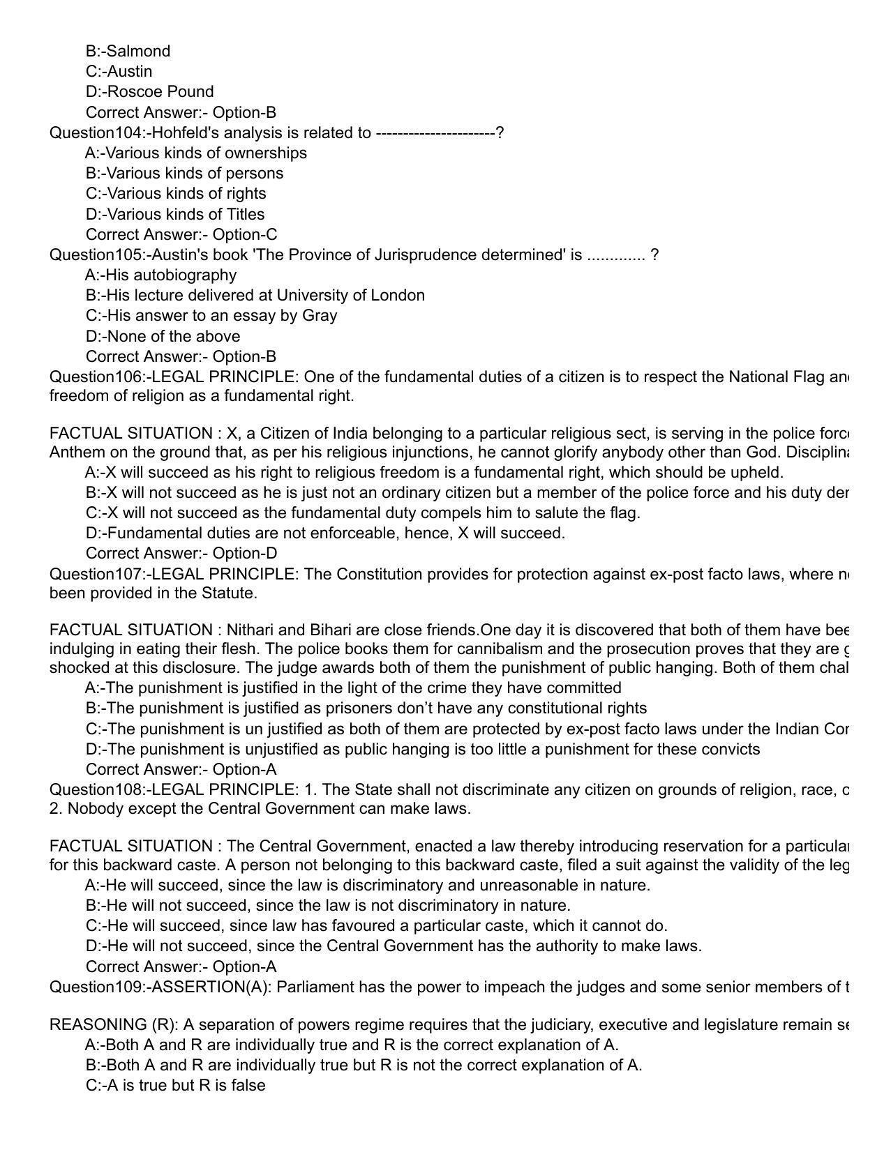 Kerala 2019 LLB 3-Year Question Paper with Answer Key - Page 13