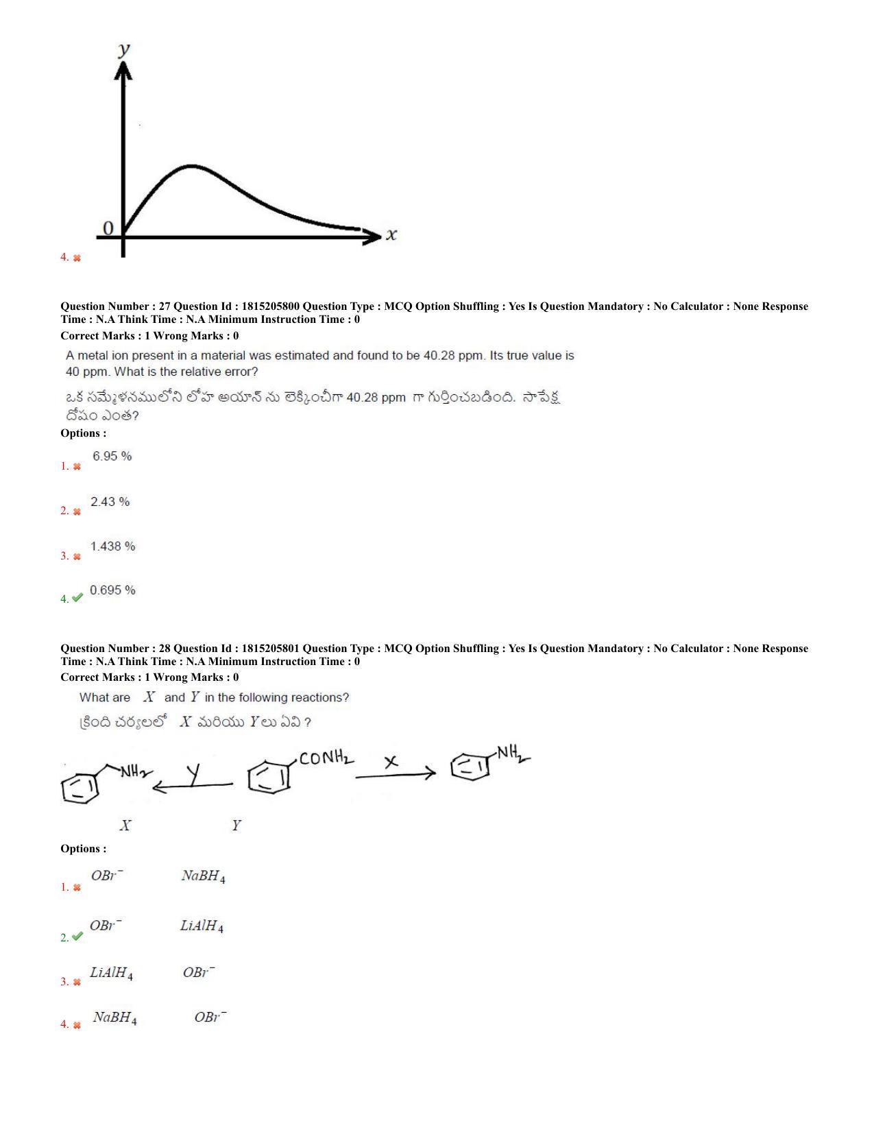 TS CPGET 2023 M Sc BiochemistryEnvironmentalScienceForensicScienceGeneticsandMicrobiolo (Shift 2) Question Paper with Answer Key - Page 13