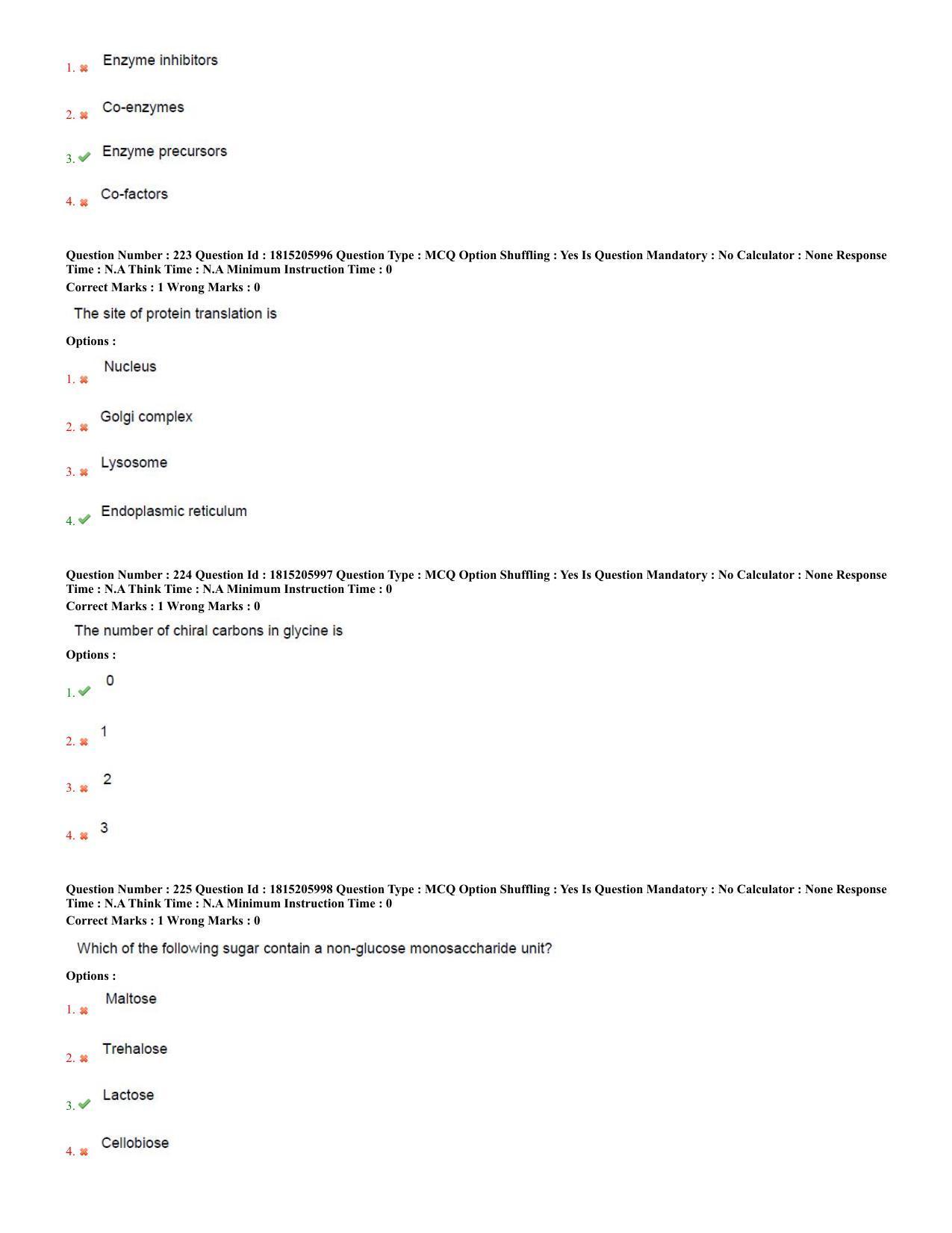 TS CPGET 2023 M Sc BiochemistryEnvironmentalScienceForensicScienceGeneticsandMicrobiolo (Shift 2) Question Paper with Answer Key - Page 92
