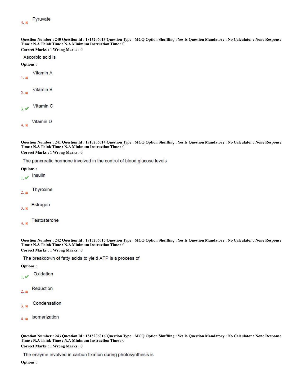 TS CPGET 2023 M Sc BiochemistryEnvironmentalScienceForensicScienceGeneticsandMicrobiolo (Shift 2) Question Paper with Answer Key - Page 97