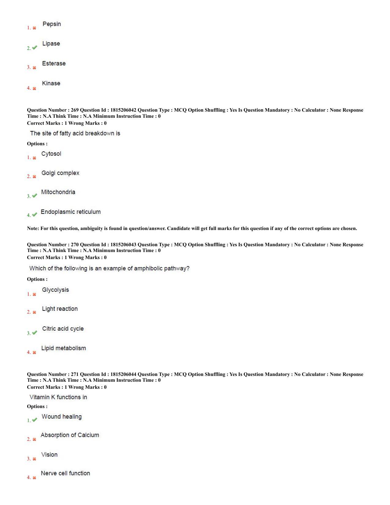 TS CPGET 2023 M Sc BiochemistryEnvironmentalScienceForensicScienceGeneticsandMicrobiolo (Shift 2) Question Paper with Answer Key - Page 105