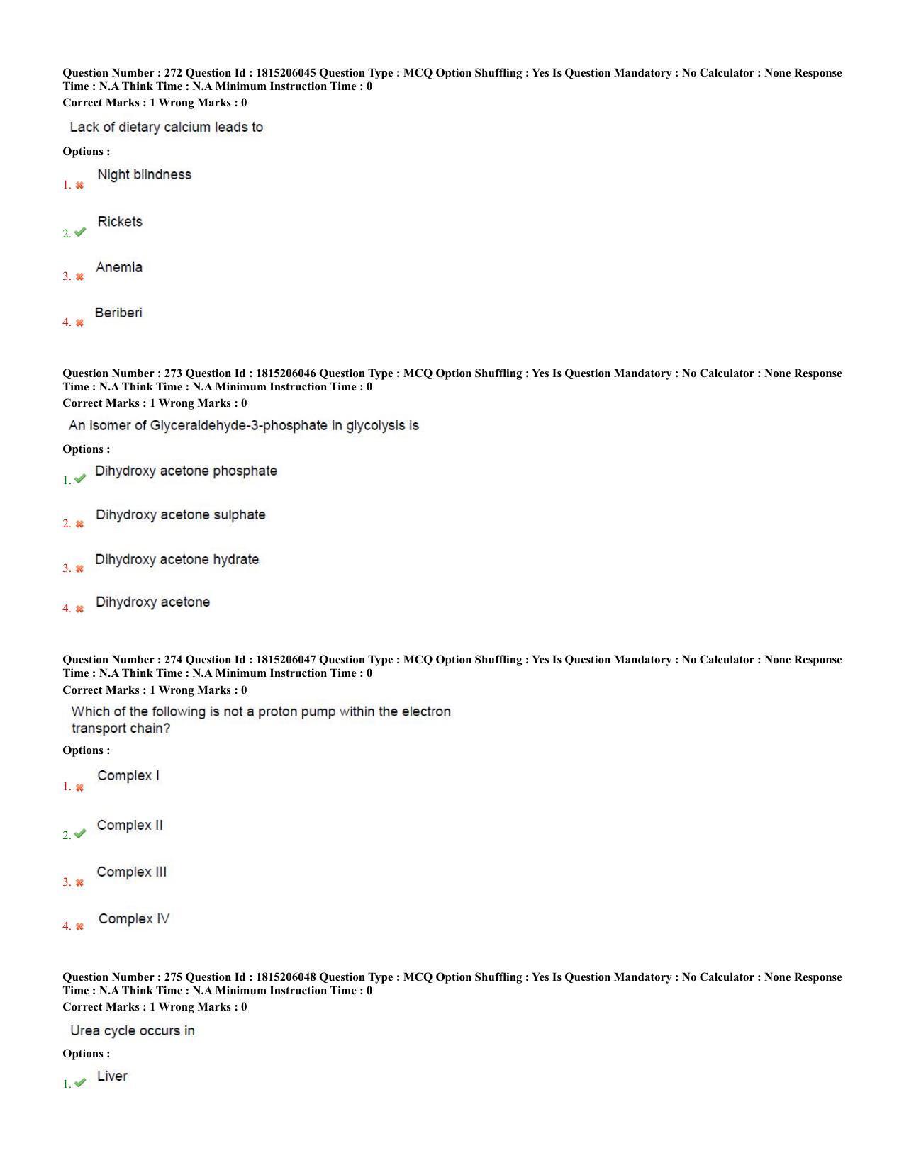 TS CPGET 2023 M Sc BiochemistryEnvironmentalScienceForensicScienceGeneticsandMicrobiolo (Shift 2) Question Paper with Answer Key - Page 106